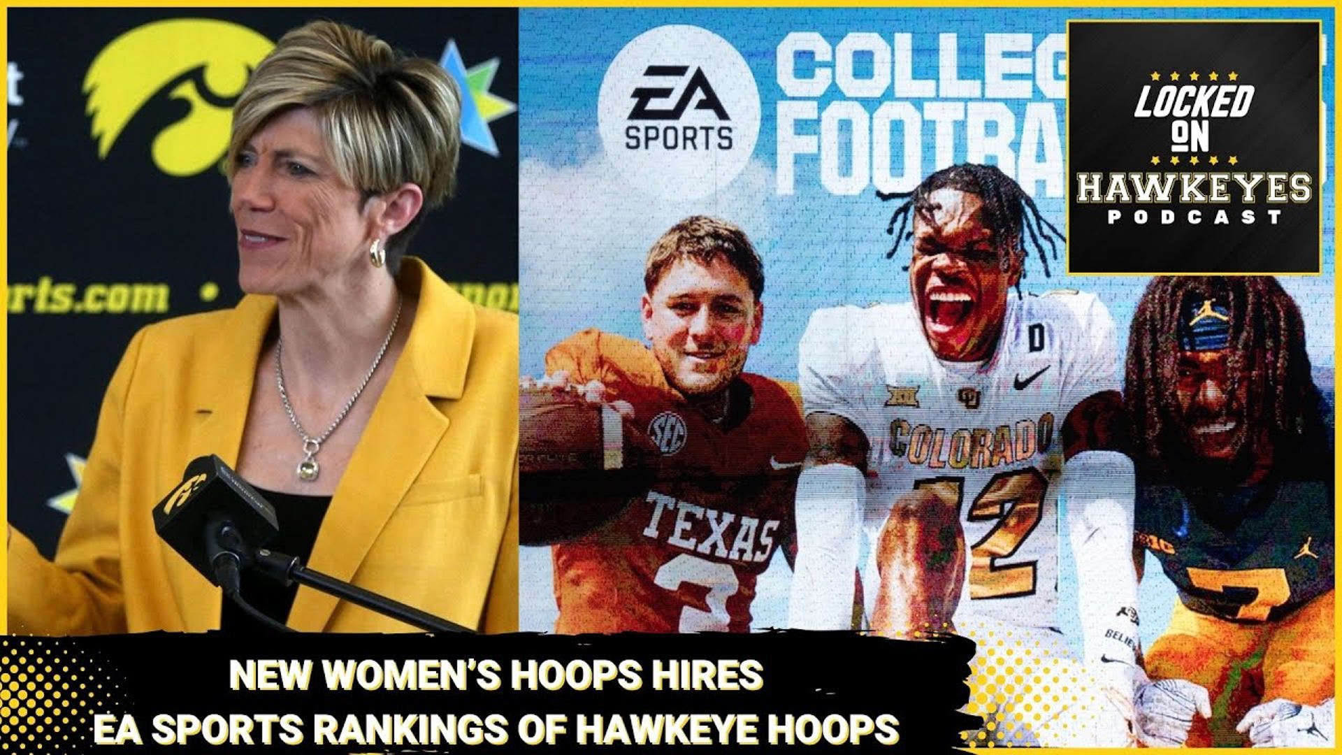 Iowa Football: EA Sports Hawkeye rankings, new women's basketball hires