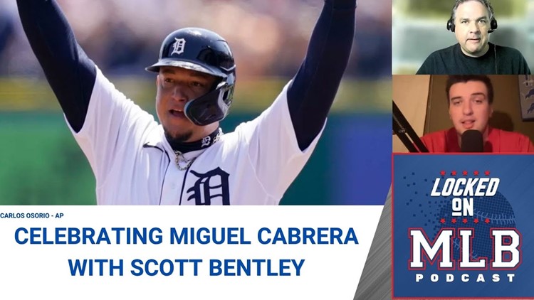 Celebrating Miguel Cabrera with Scott Bentley of Locked on Tigers