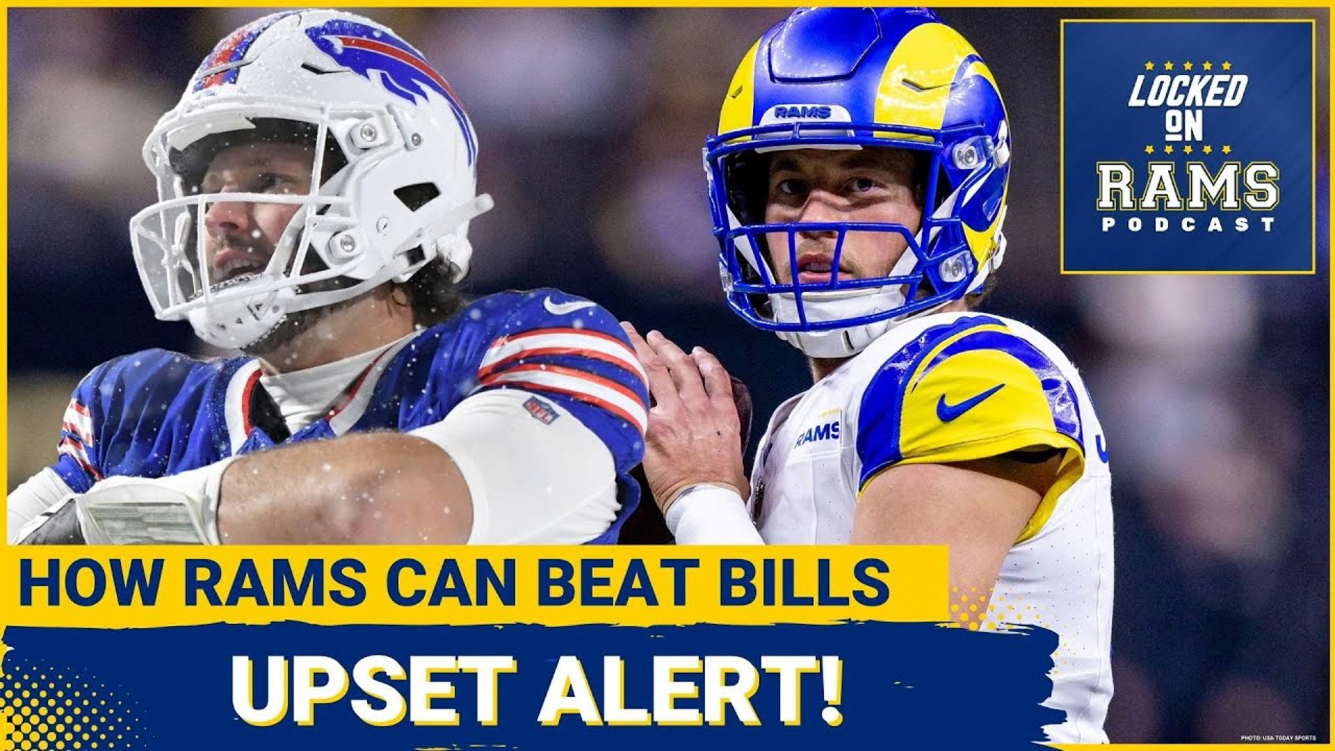 The Los Angeles Rams host the Buffalo Bills in a week 14 matchup that could determine the Rams playoff fate.