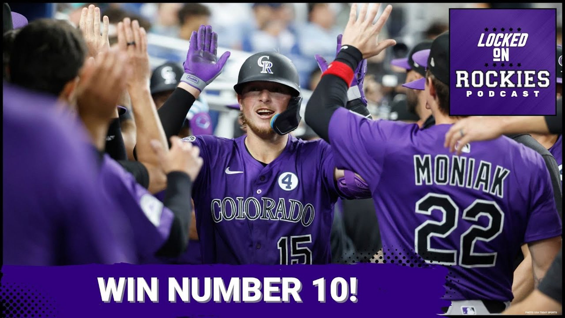 The Colorado Rockies come back from an early deficit, thanks to a big day from Hunter Goodman, and got their tenth win of the season.