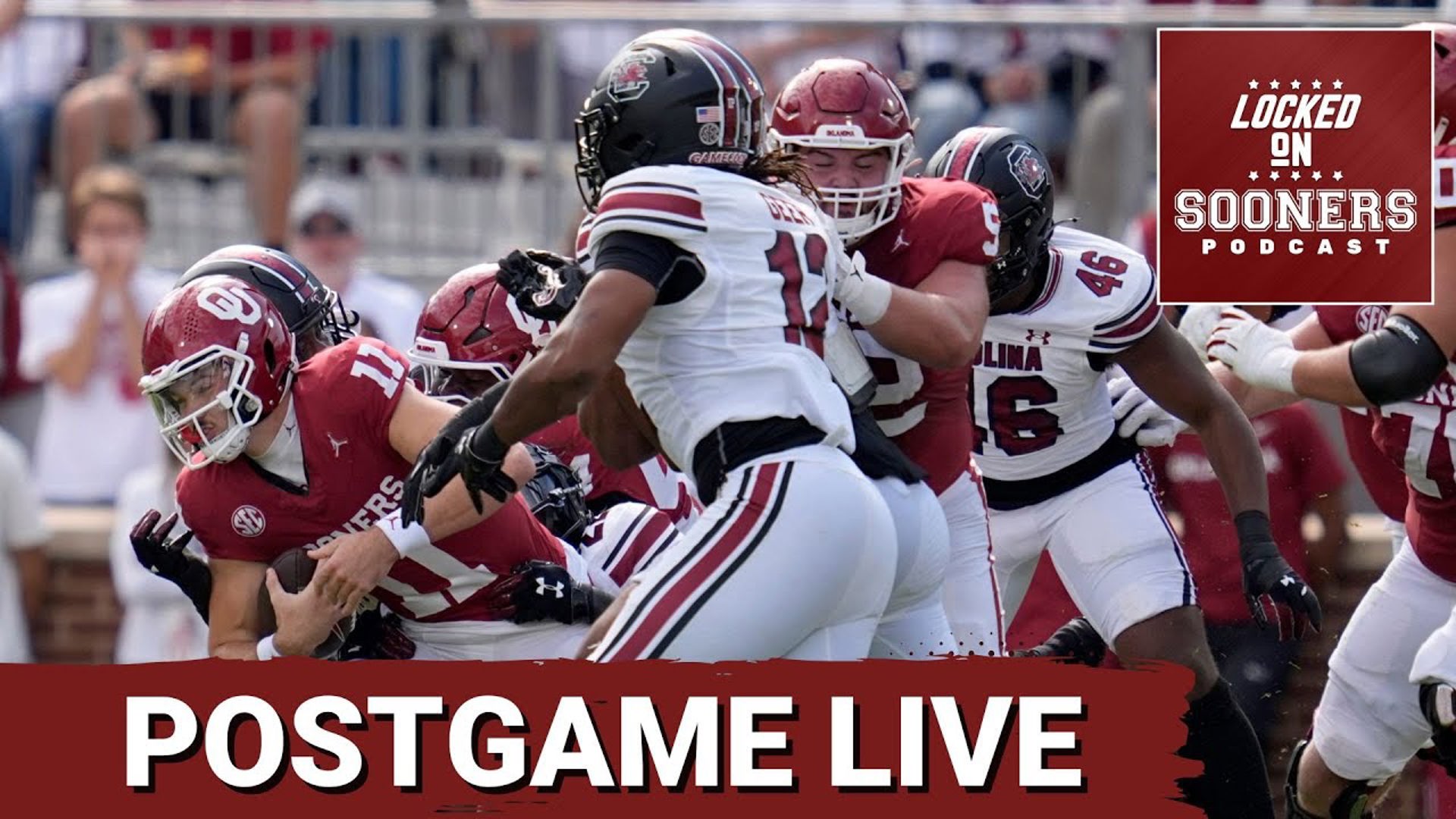 Join John Williams to recap what happened in the game between the Oklahoma Sooners and the South Carolina Gamecocks!