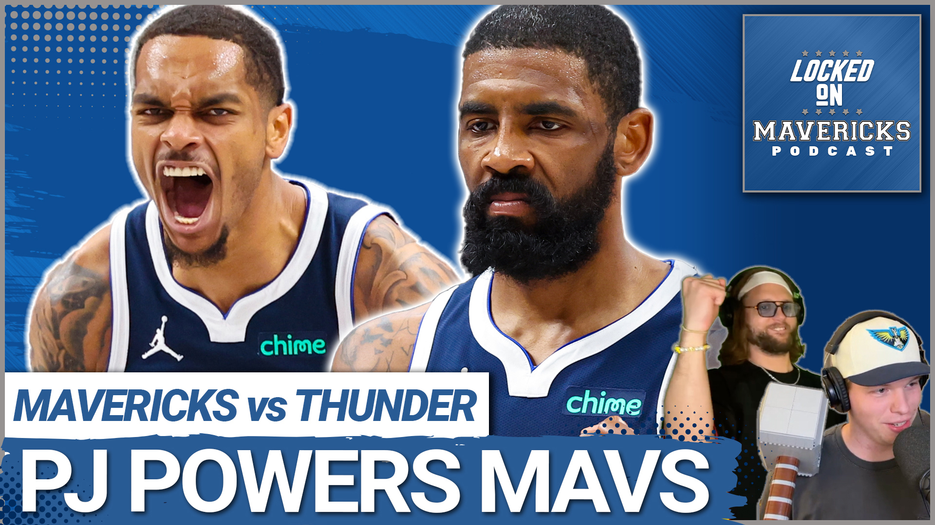 The Dallas Mavericks beat the OKC Thunder without Luka Doncic because of the play of PJ Washington & Kyrie Irving. How did the Mavs get it done?