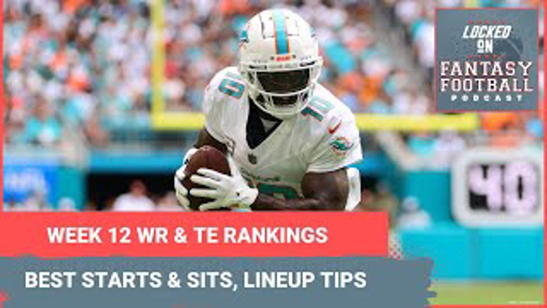 Sporting News.com's Vinnie Iyer and NFL.com's Michelle Magdziuk break down their fantasy football wide receiver and tight end rankings for Week 12.