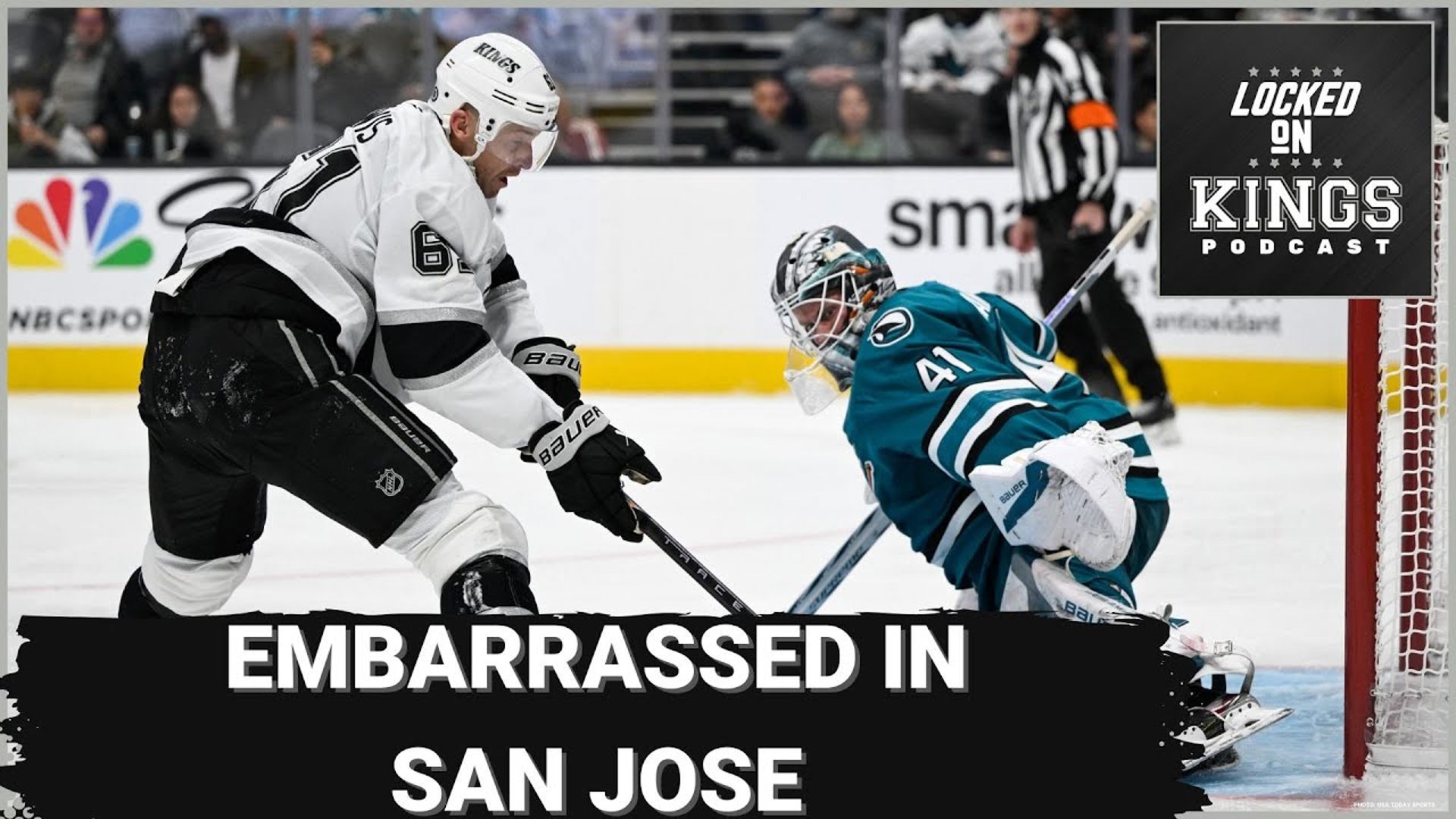 The Kings embarrass themselves in SJ and get ready for a statement game vs LV. Plus reaction to the Kevin Fiala suspension and more