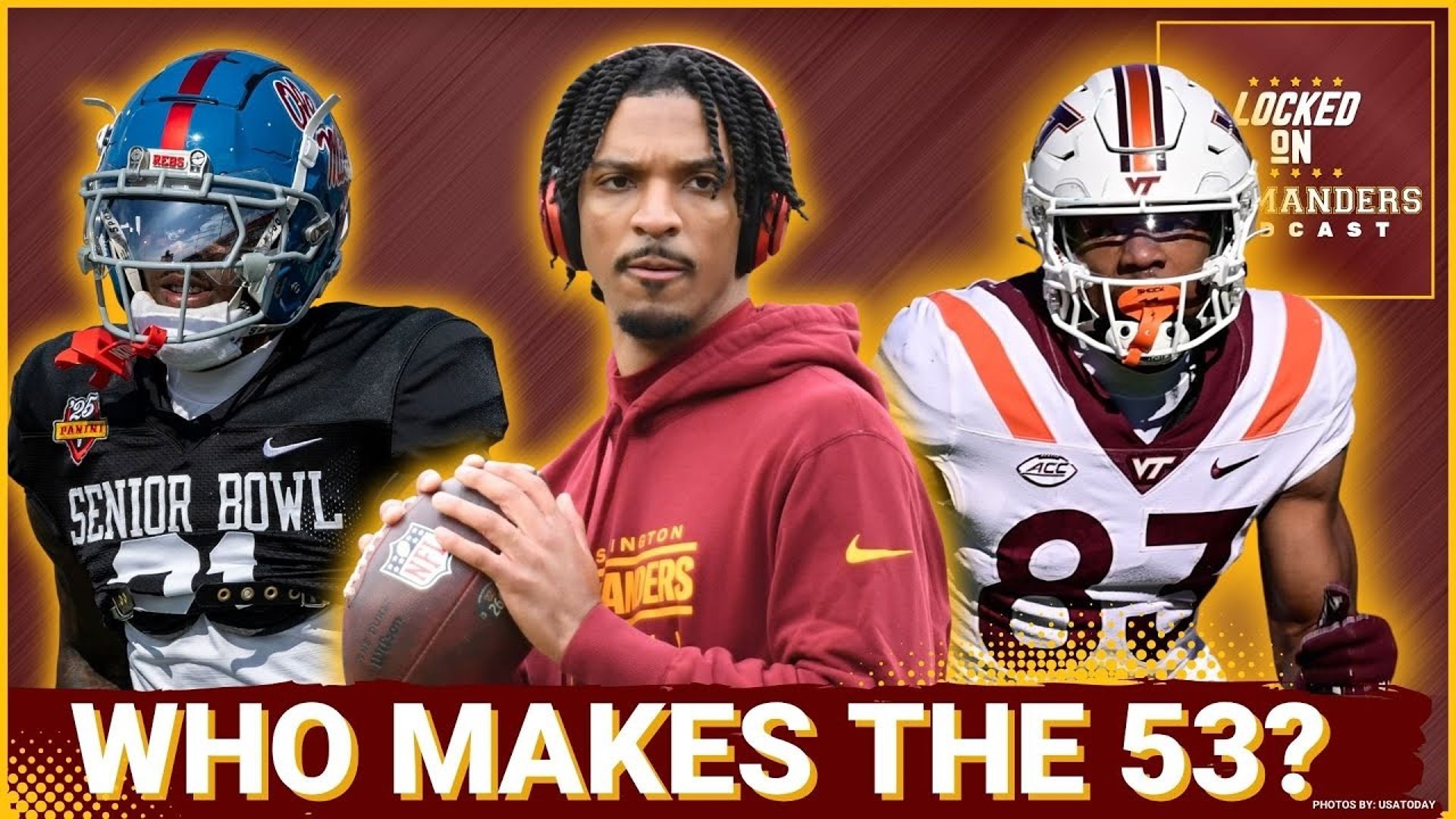 The Commanders' post-draft 53-man roster projection is here following rookie minicamp, and there are some surprises across all three phases.