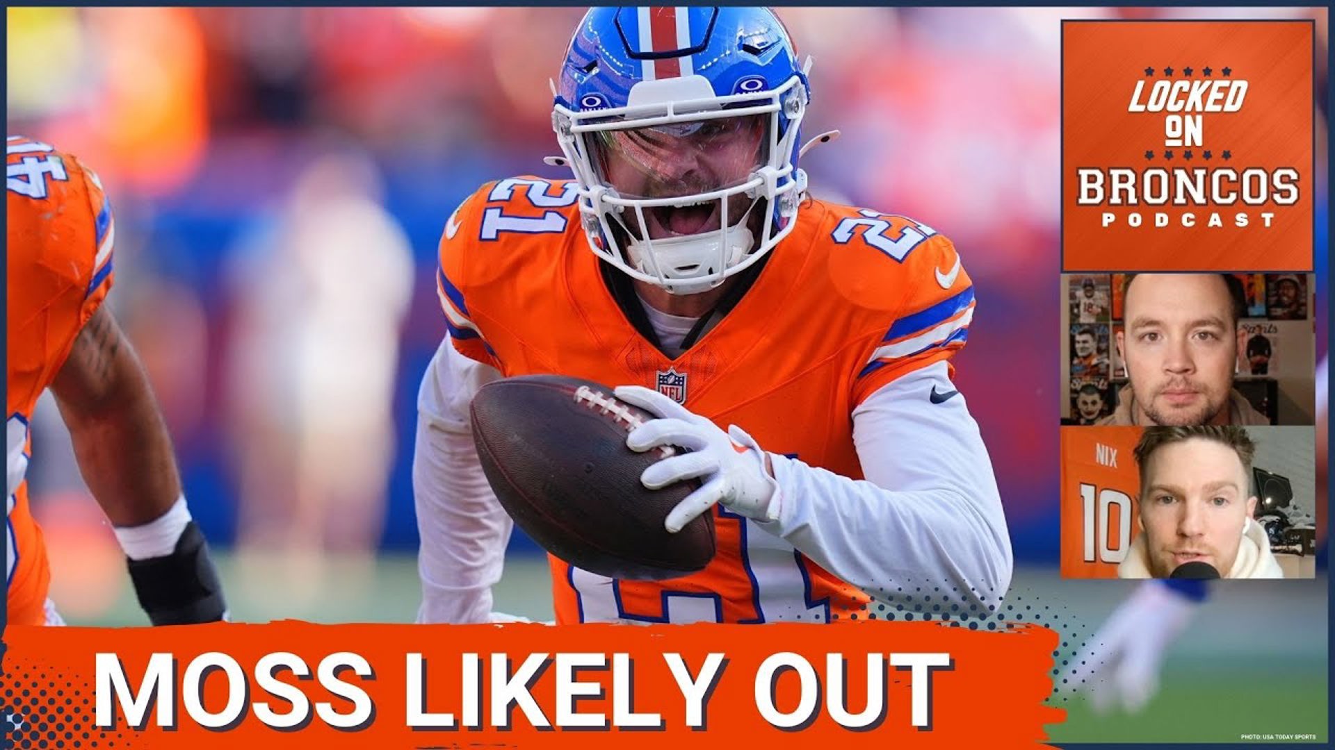 The Denver Broncos are trending toward not having cornerback Riley Moss on Sunday when they face the Indianapolis Colts.
