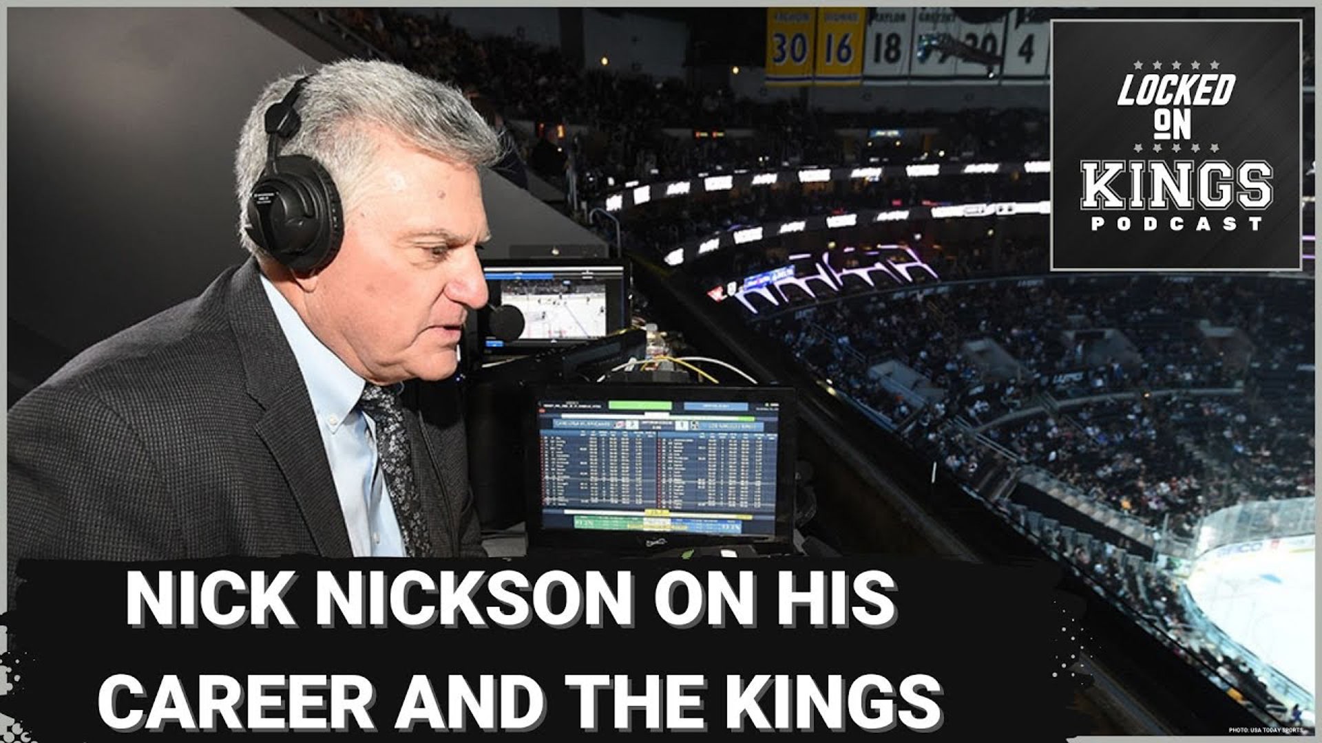 In his 44th season behind the mic the voice of the Kings Nick Nickson talks about his final season and what he's seen so far from the Kings this year.