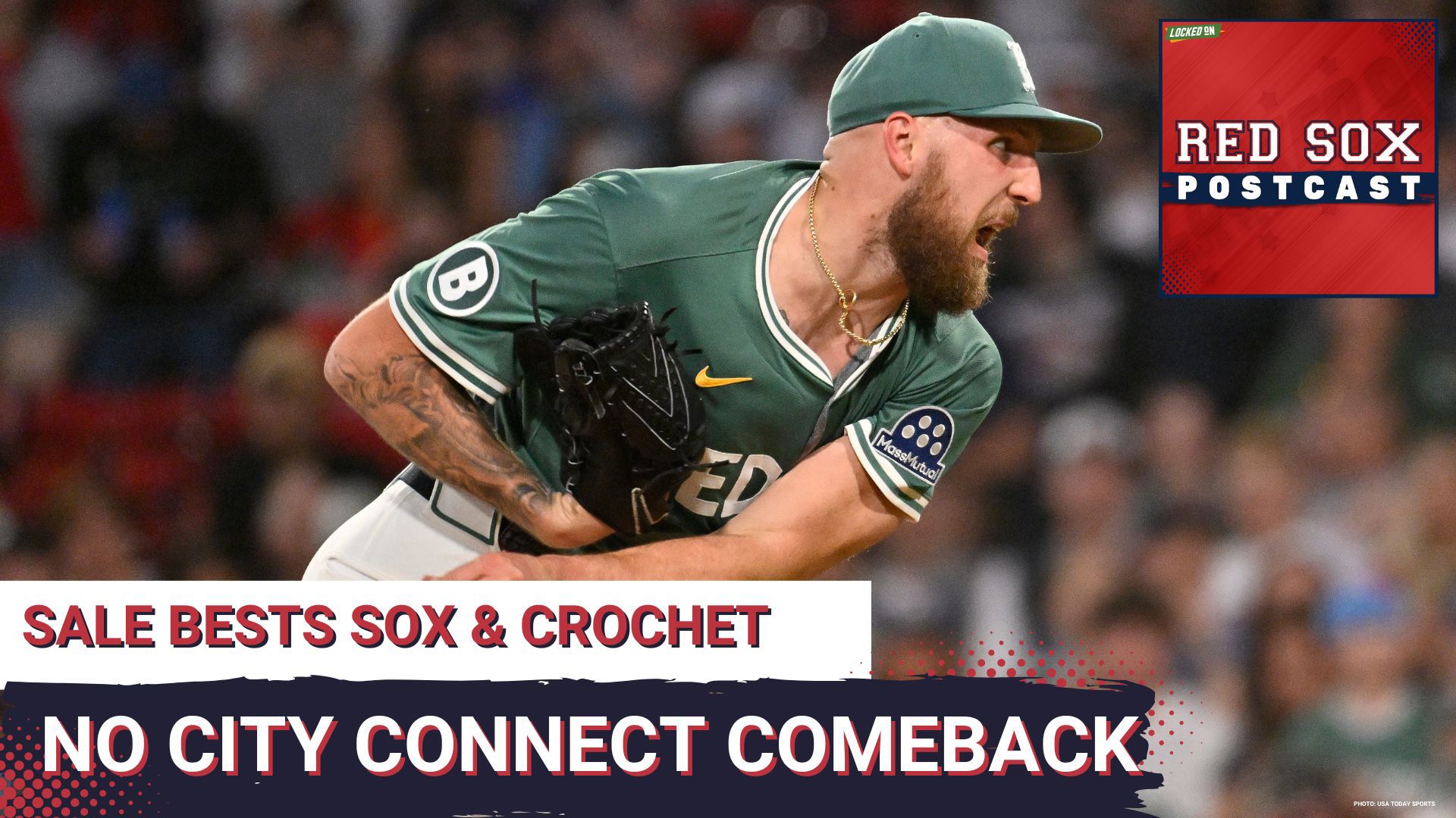 Chris Sale allowed 1 run over 7 innings and picked up the win over Garrett Crochet and the Red Sox. The Sox have lost 4 in a row & are 2 under .500.