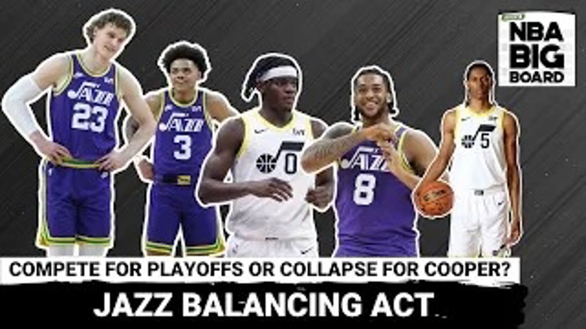 In the latest episode of Locked On NBA Big Board titled "Jazz Juggling Act: Push for the Playoffs or Punt for Picks?", hosts Rafael Barlowe and Leif Thulin dive in!