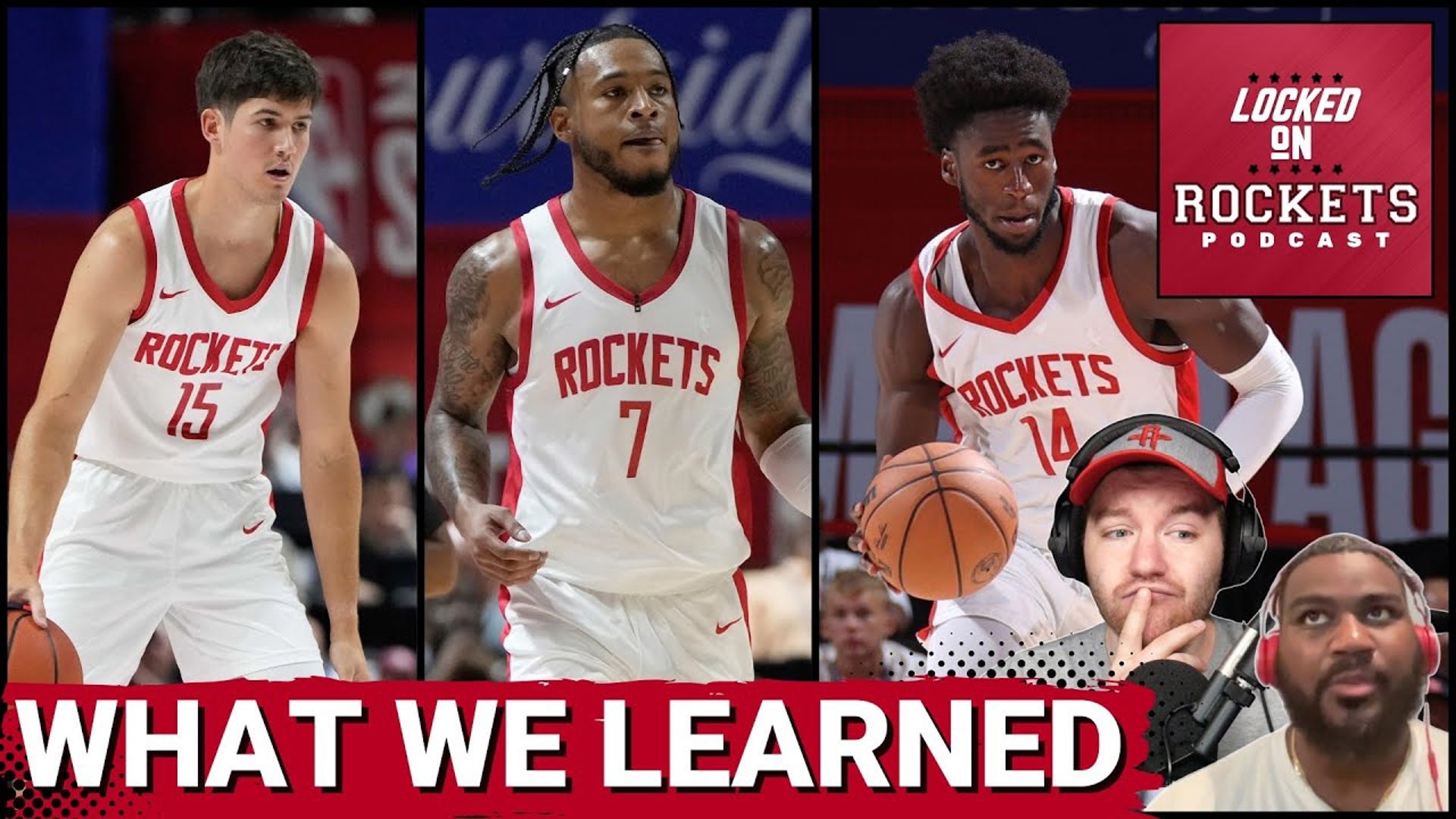 What Did We Learn About Reed Sheppard, Cam Whitmore & AJ Griffin From Houston Rockets Summer League?