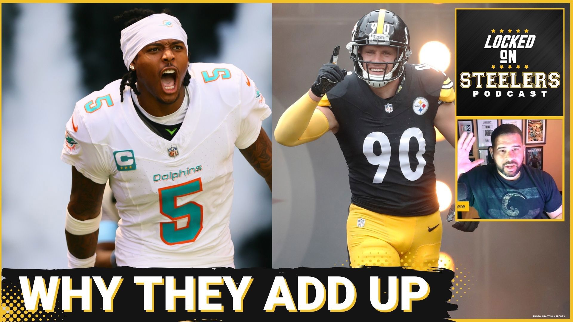 When the Steeleres made a trade for Jalen Ramsey, it was because they think he'll pair with the Steelers' top defensive weapons, and that includes T.J. Watt.