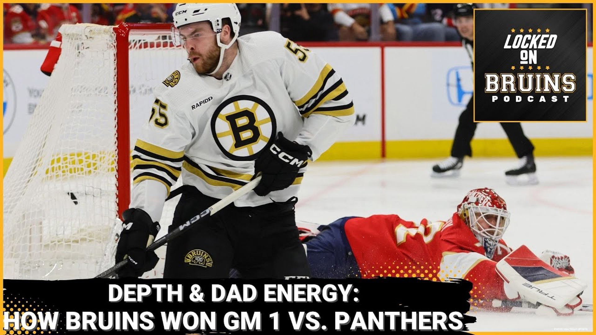 Depth and Dad Energy. How the Bruins took Game 1 vs. Panthers