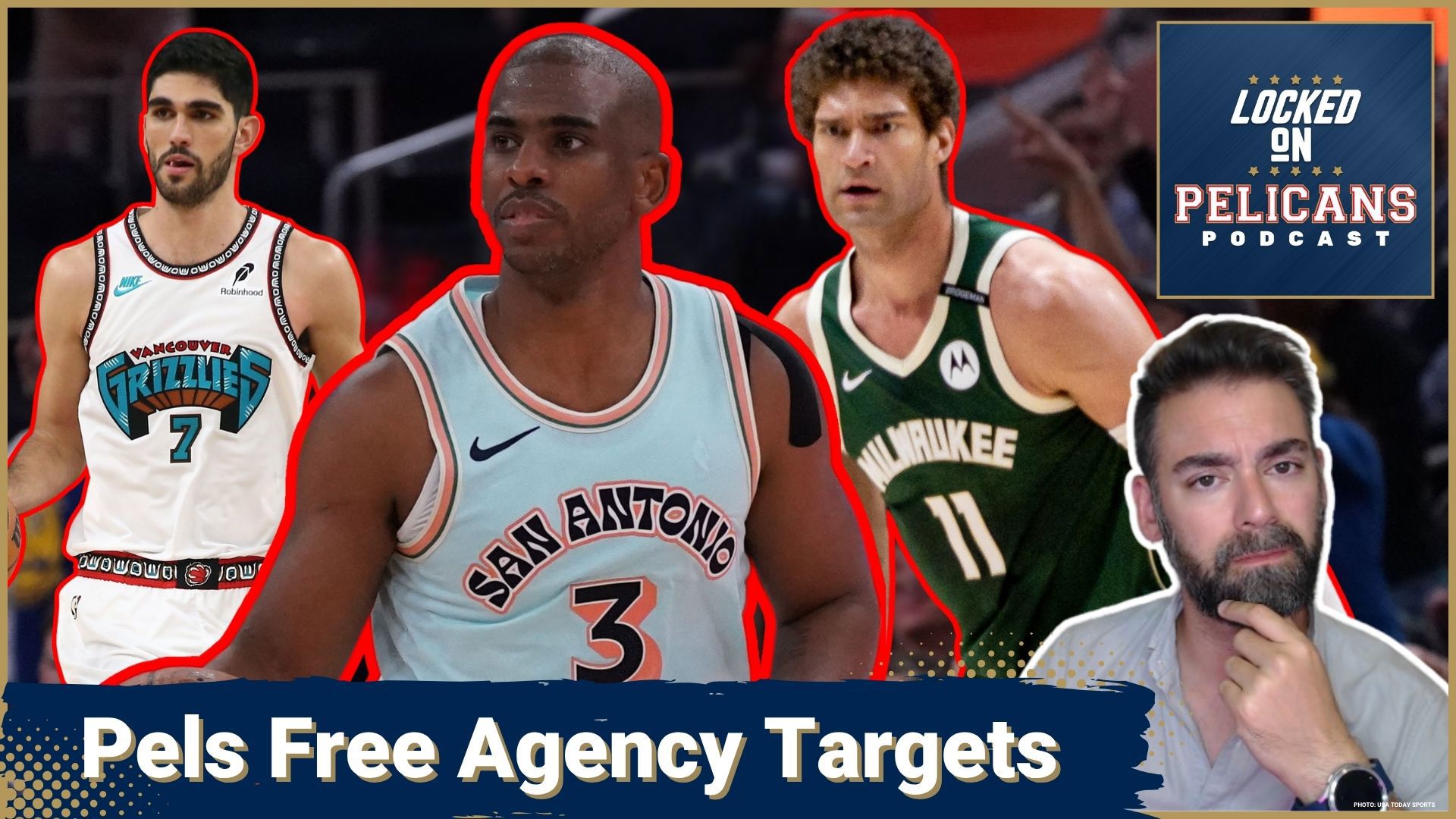 Free agency begins for the Pelicans, who have limited cap space but could add a big man. Key targets include Brook Lopez and Santi Aldama.