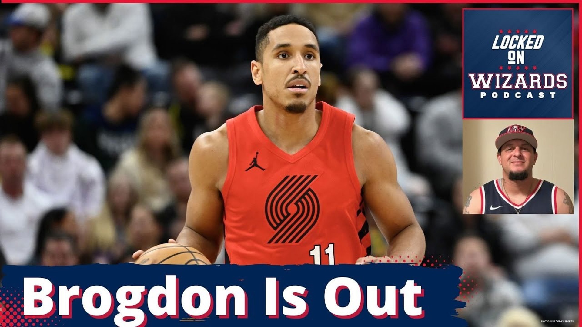 How does Malcolm Brogdon's injury affect the Wizards?