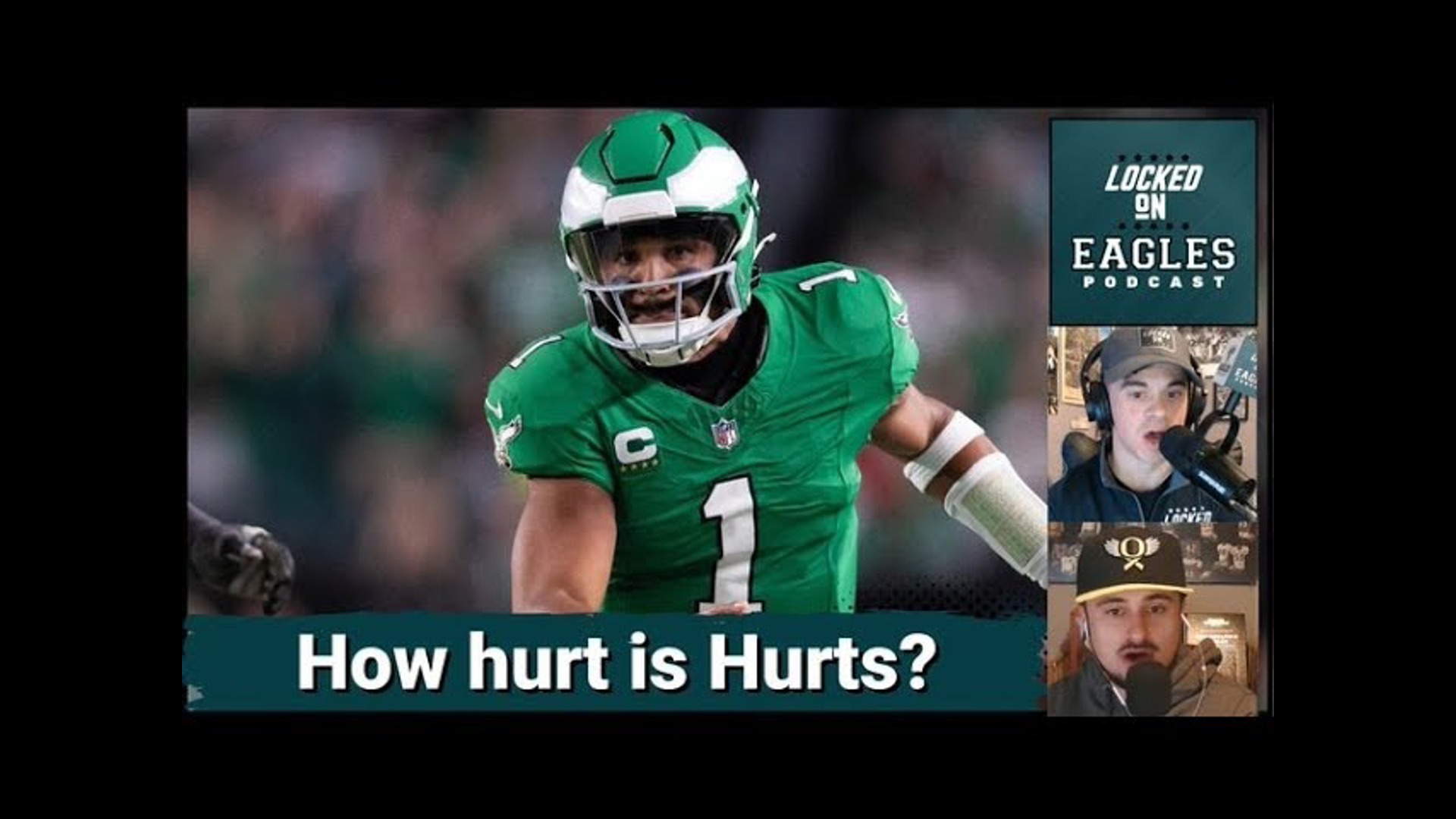 Heading into a NFC East battle with the Dallas Cowboys.....is Jalen Hurts injured?