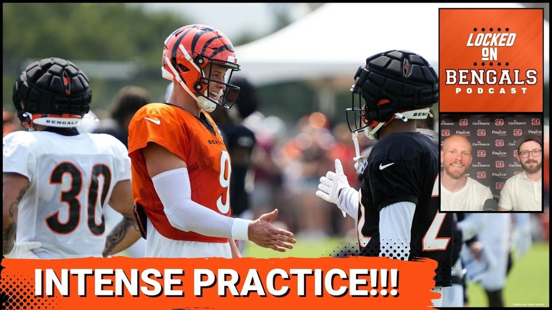 The Cincinnati Bengals held their most intense practice of training camp on Thursday.