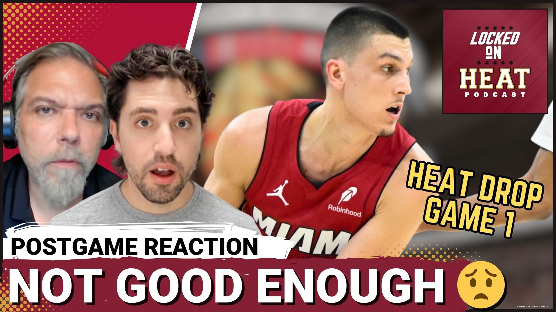 The Miami Heat lost Game 1 against the Cleveland Cavaliers.