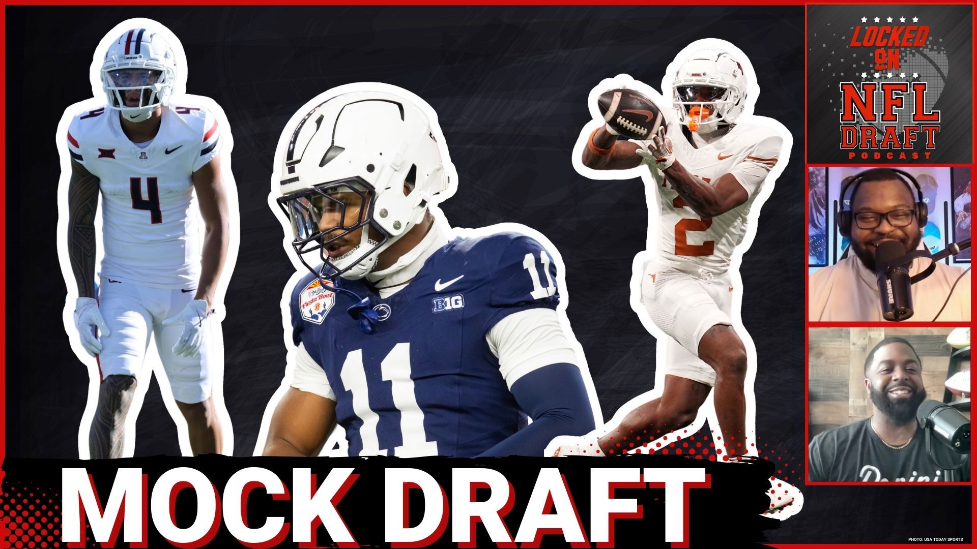 DP and Keith dropped their first duel 2025 NFL Mock Draft. Two wide receivers, Tetaiora McMillan and Matthew Golden, are selected inside the top-ten picks.