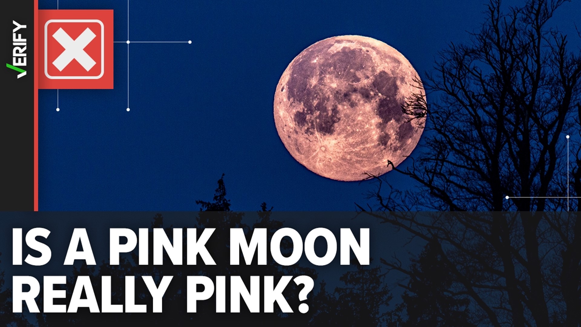 No, the pink moon does not look pink