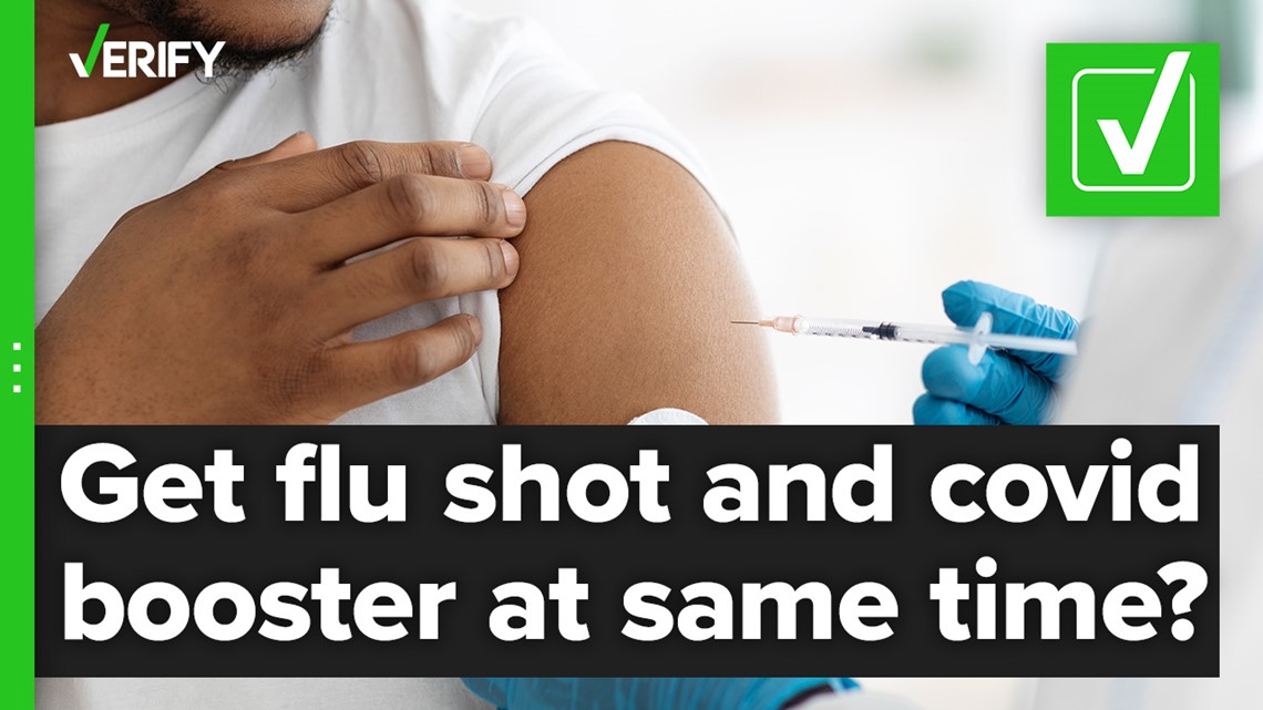 It's safe to get the flu shot and omicron booster shot at the same time