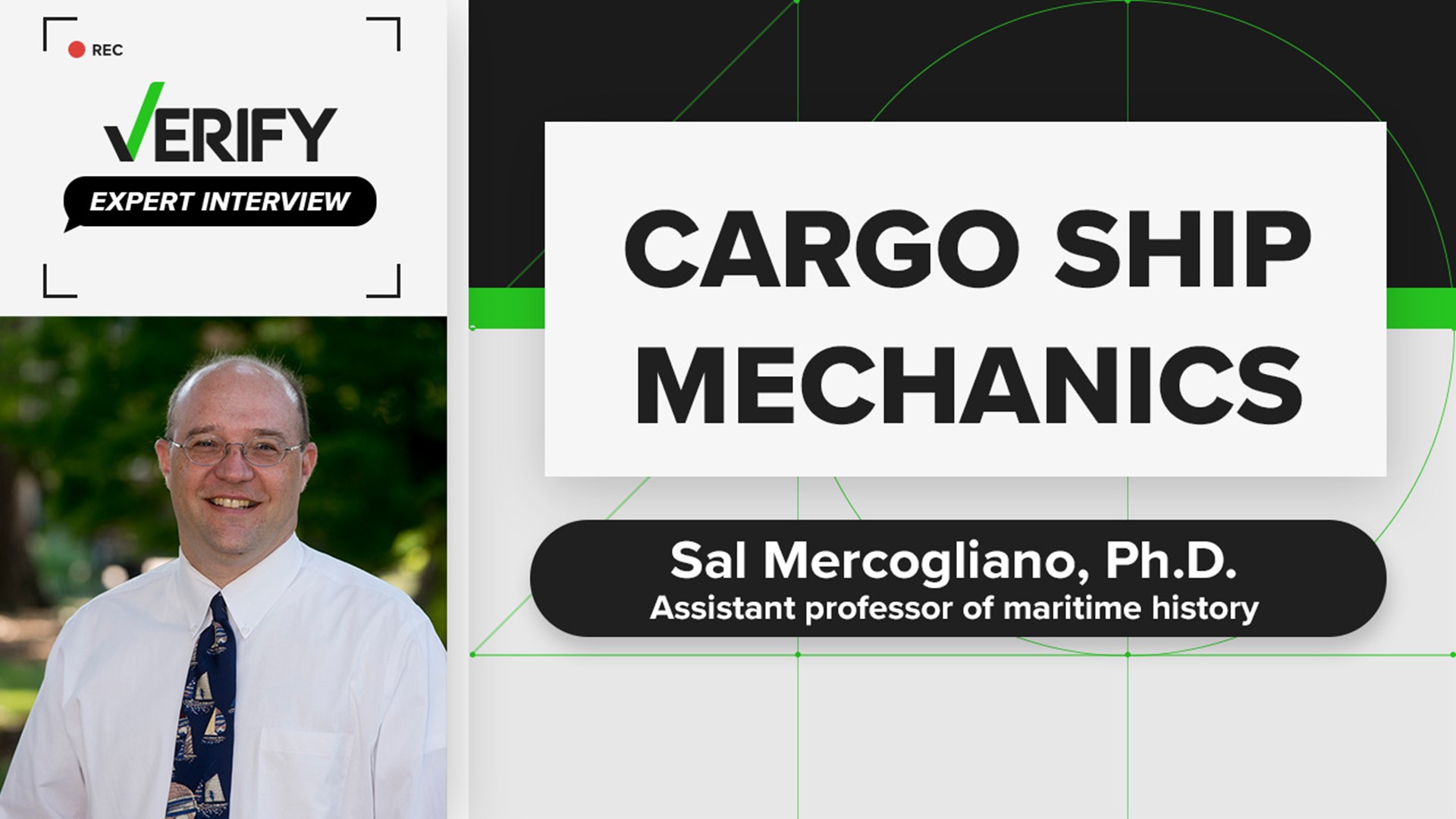 Sal Mercogliano, Ph.D., associate professor of maritime history at Campbell University, talks with VERIFY about cargo ship mechanics.