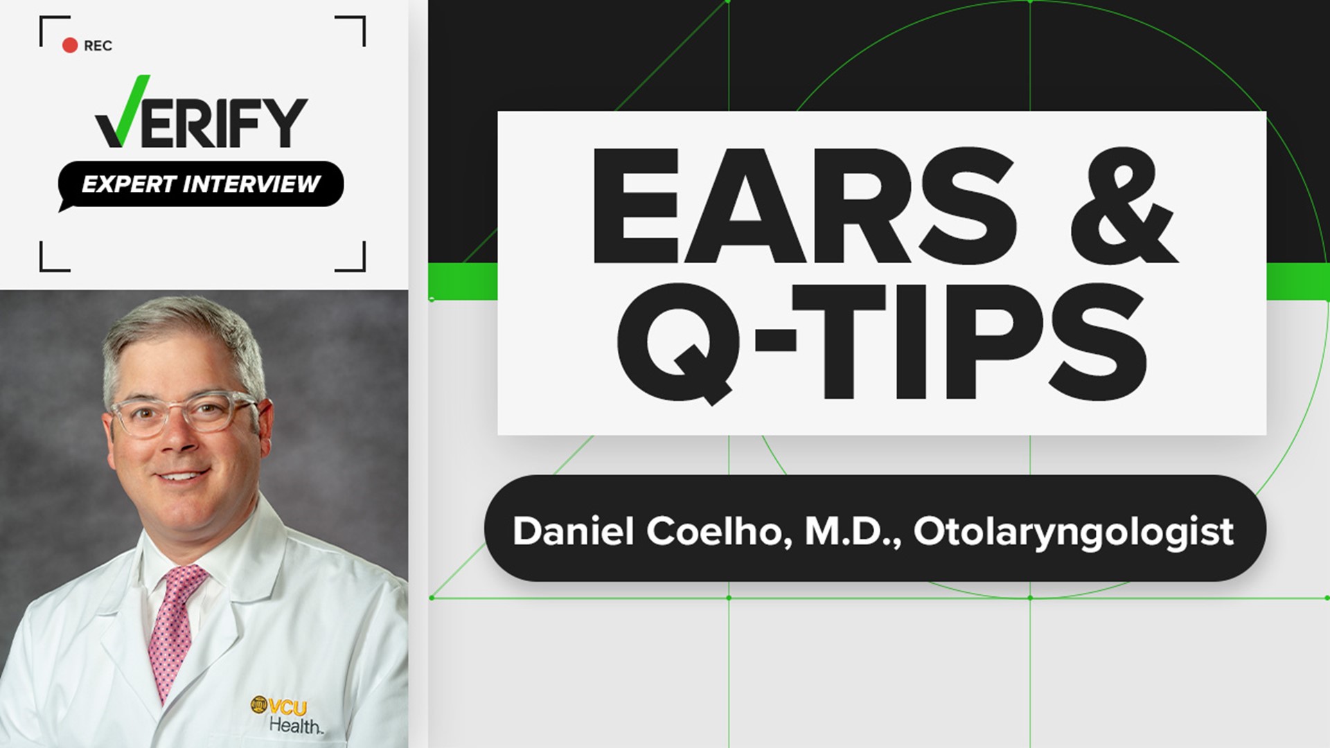 Daniel Coelho, M.D. talks with VERIFY about ear safety including using hydrogen peroxide and best way to use Q-Tips.