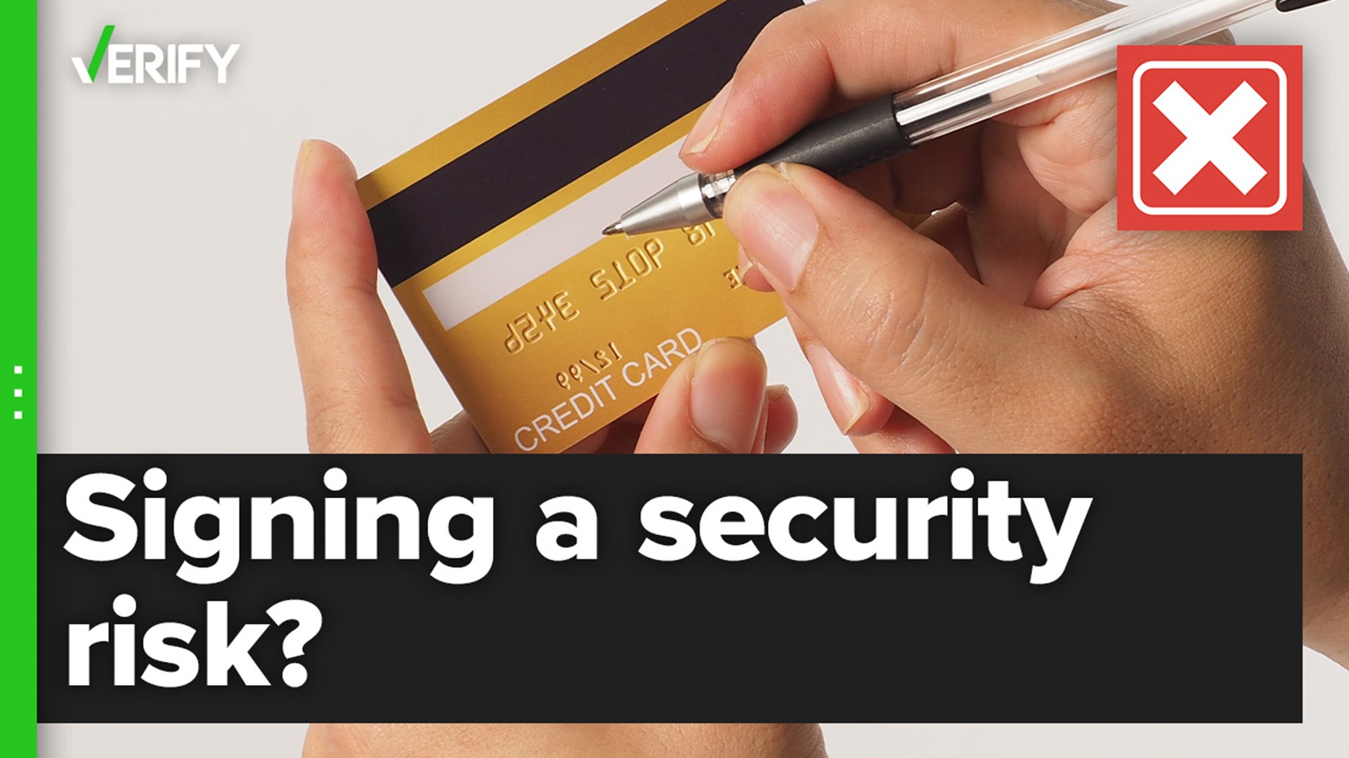 Signing the back of your credit or debit card is generally safe, and some credit cards are not valid without a signature.