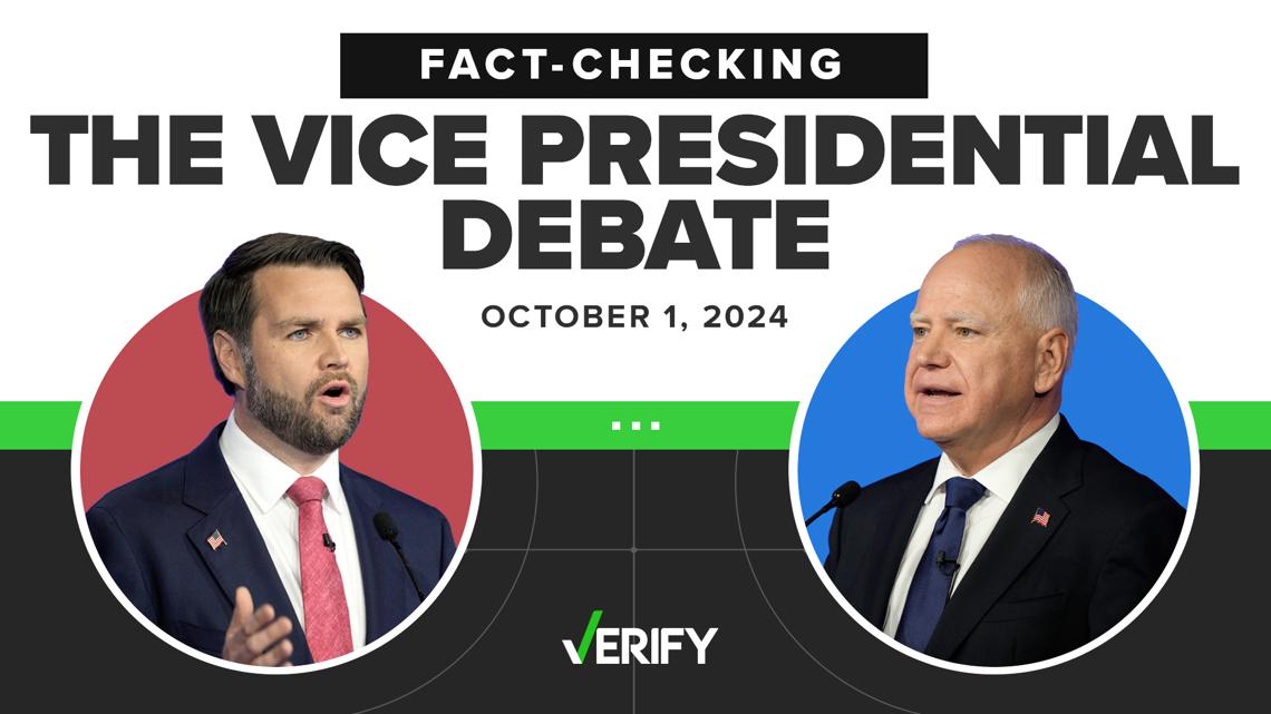 Walz And Vance Vice Presidential Debate: Fact-checking Claims | Cbs8.com