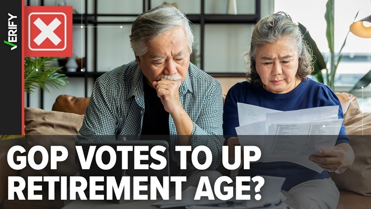 Republicans did not vote to raise retirement age to 70