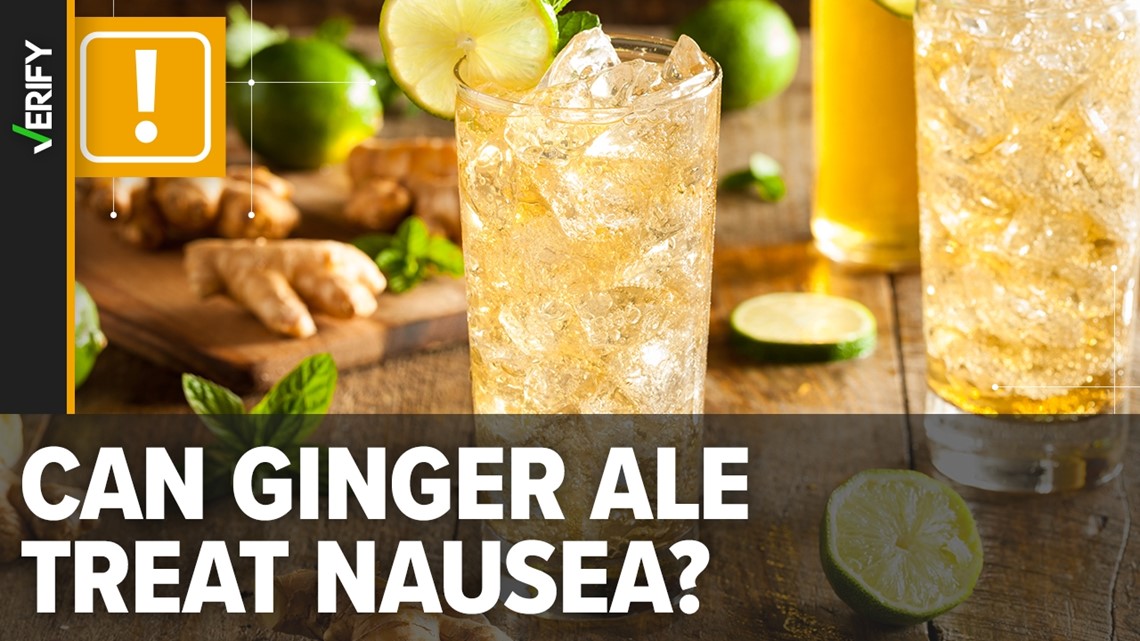 Claim that ginger ale treats nausea and stomachaches needs context