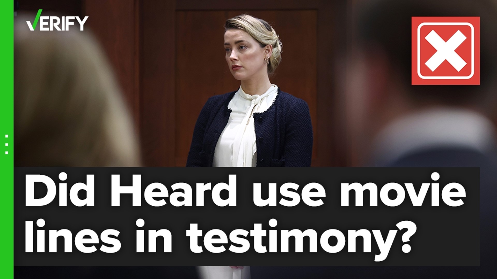 Actress Amber Heard did not quote lines from the 1999 movie “The Talented Mr. Ripley” during her testimony in a libel lawsuit, despite social media claims.