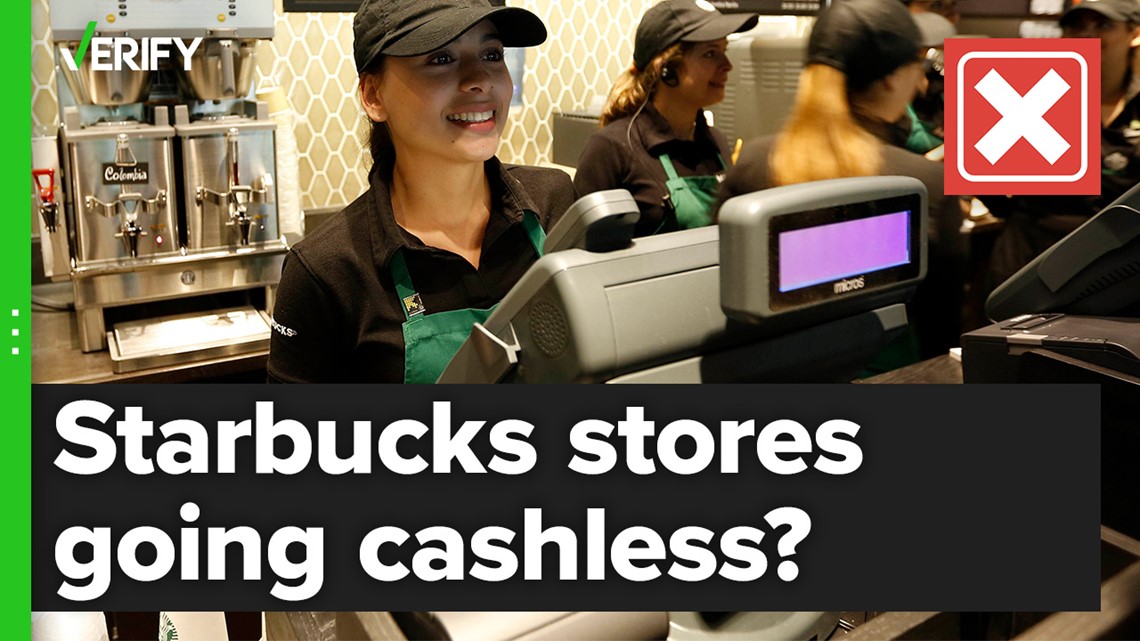 Not all Starbucks stores are going cashless, only one in the U.K