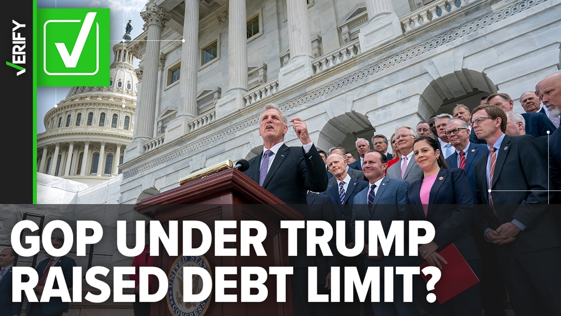 House Republicans say they won’t lift the debt ceiling unless President Biden agrees to cut spending. Viewers asked whether they had the same demands for Trump.