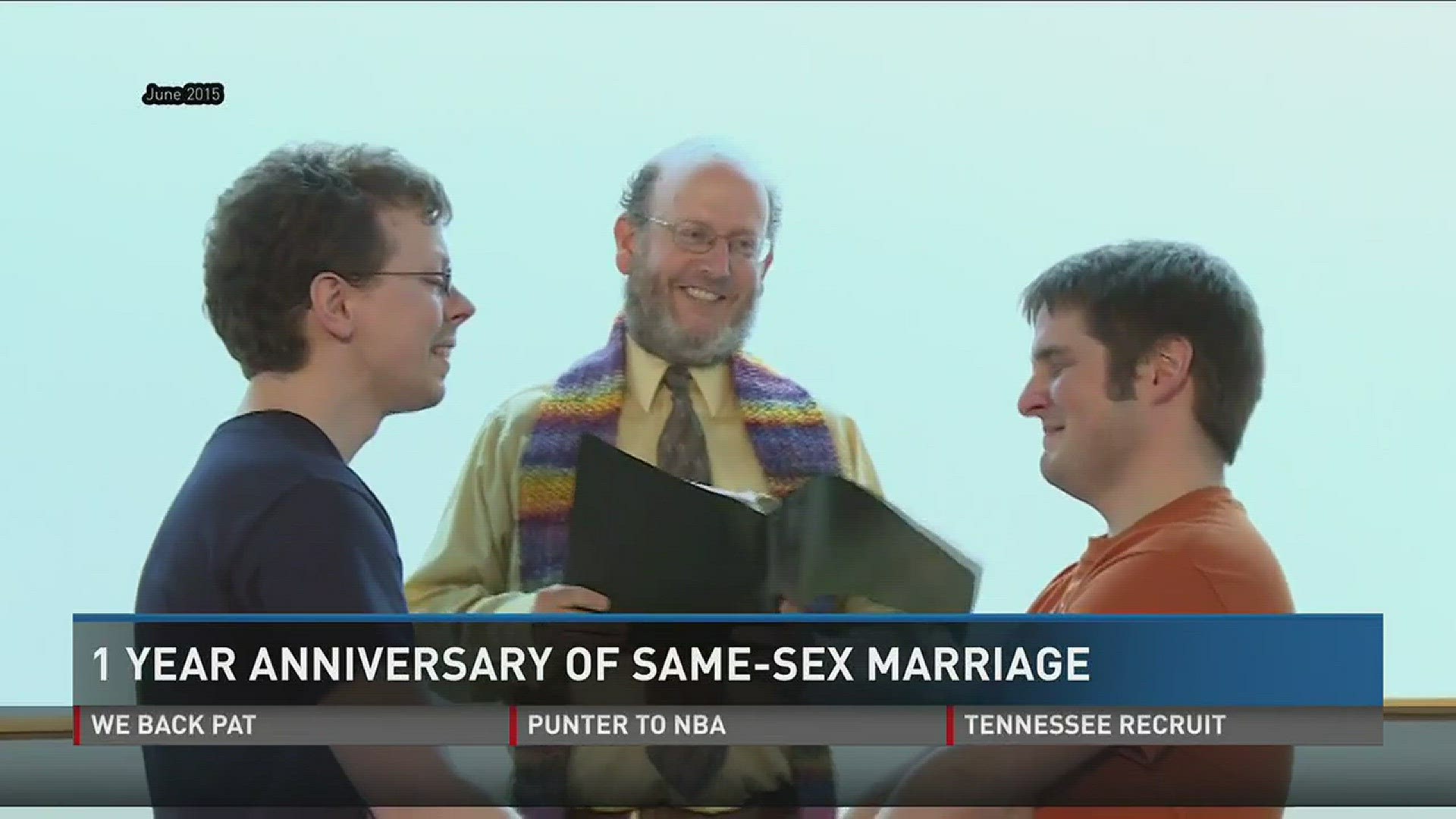 1 year anniversary of same-sex marriage