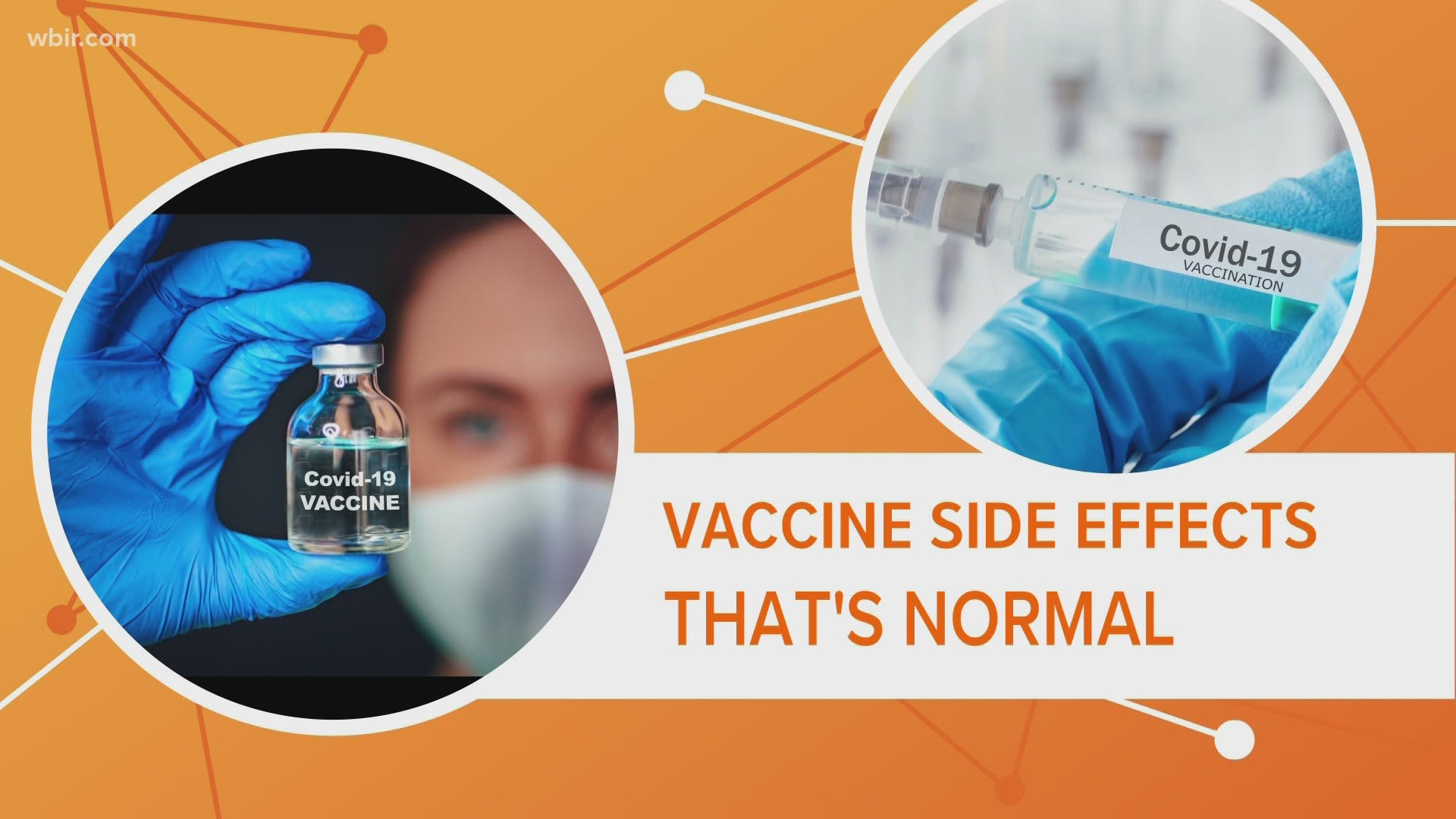 The COVID-19 vaccine will cause some side effects for some folks but that's normal and it's a sign the vaccine is doing exactly what it's supposed to.