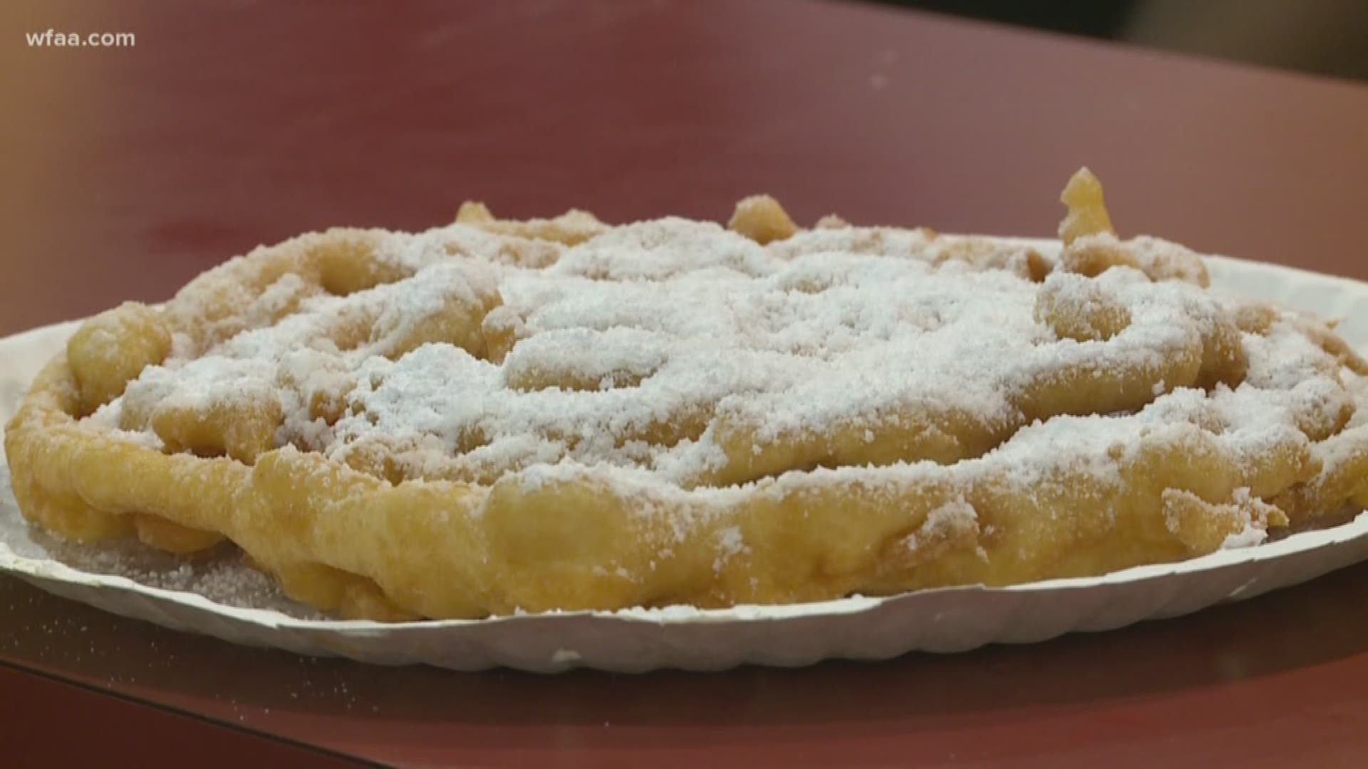 The State Fair of Texas wraps up on Sunday, so you're running out of time to get out there and try this funnel cake from Fernie.