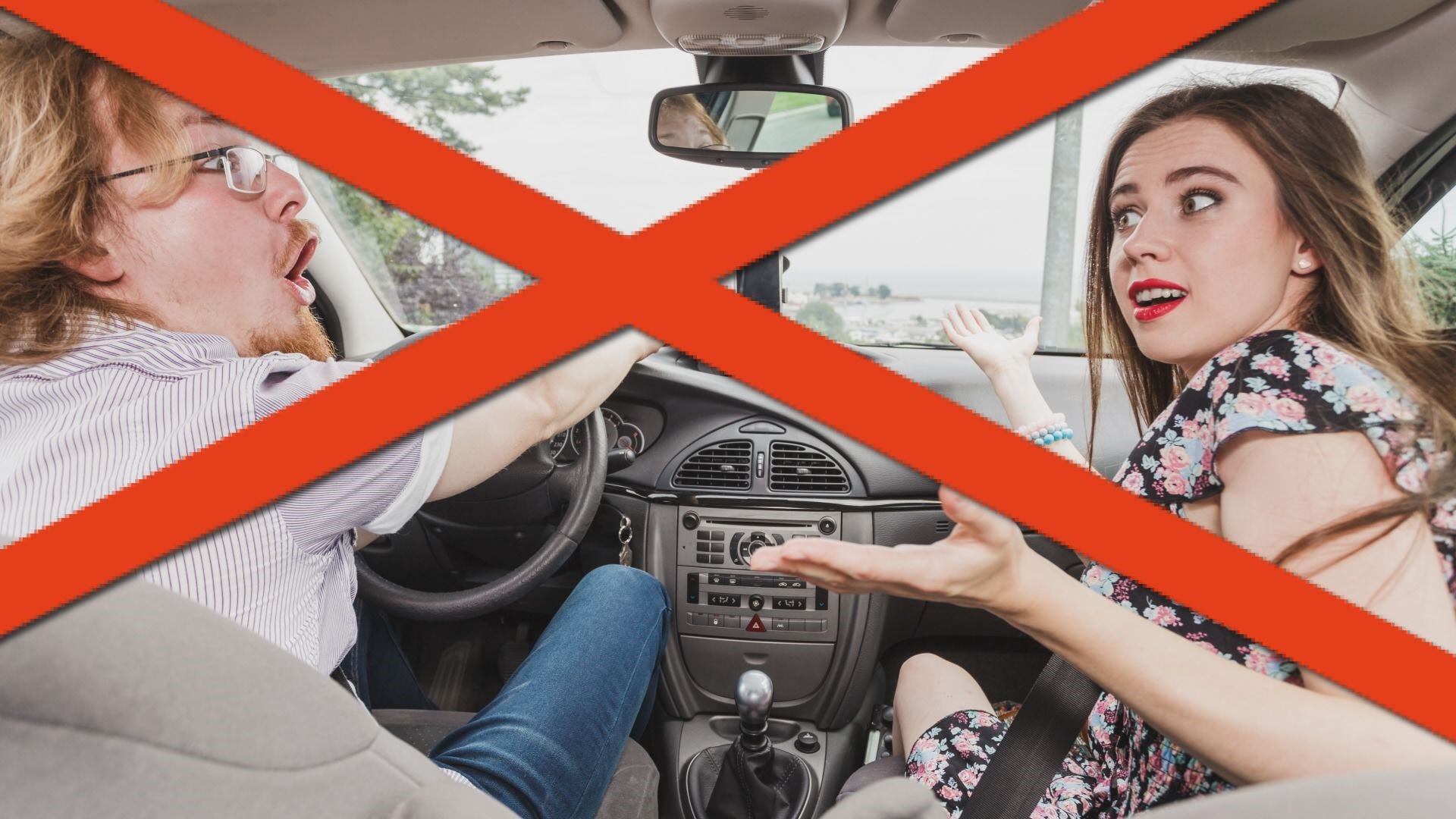 You're not alone! Seven out of 10 couples fight in the car at least once a month. Here's how to avoid an argument...