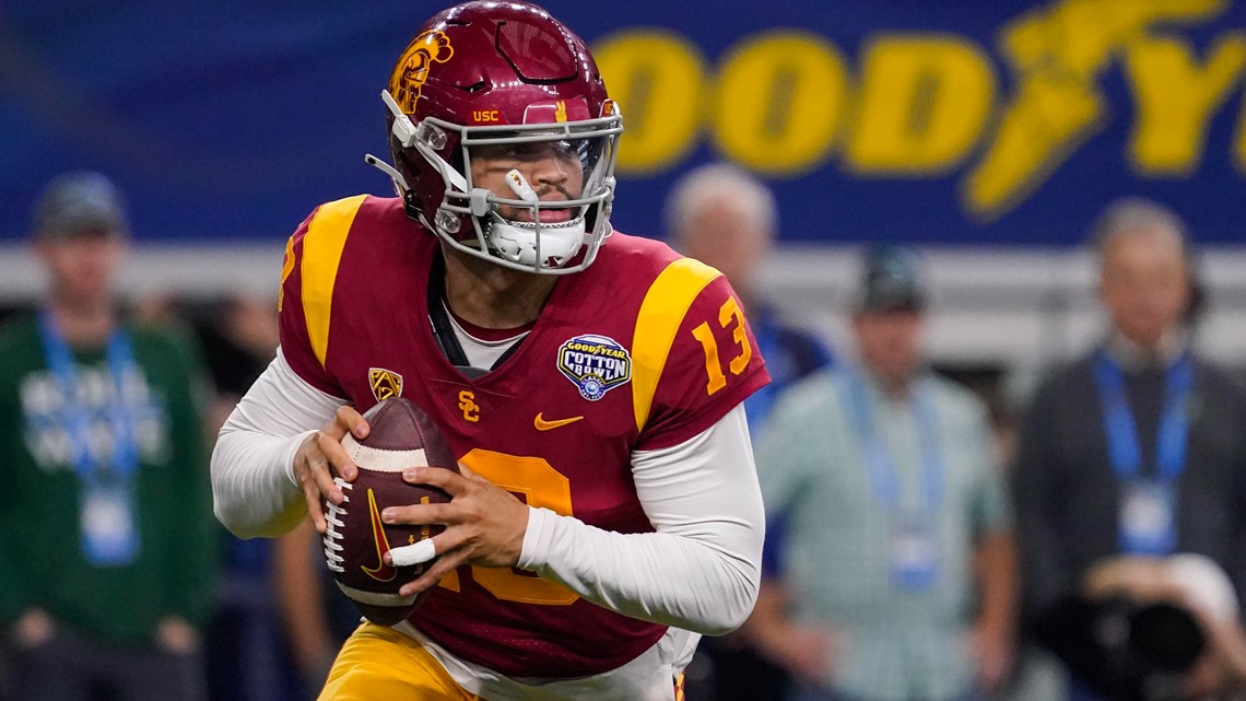 2024 NFL Mock Draft Predicts Caleb Williams and Drake Maye as Top Two  Quarterbacks Selected - BVM Sports