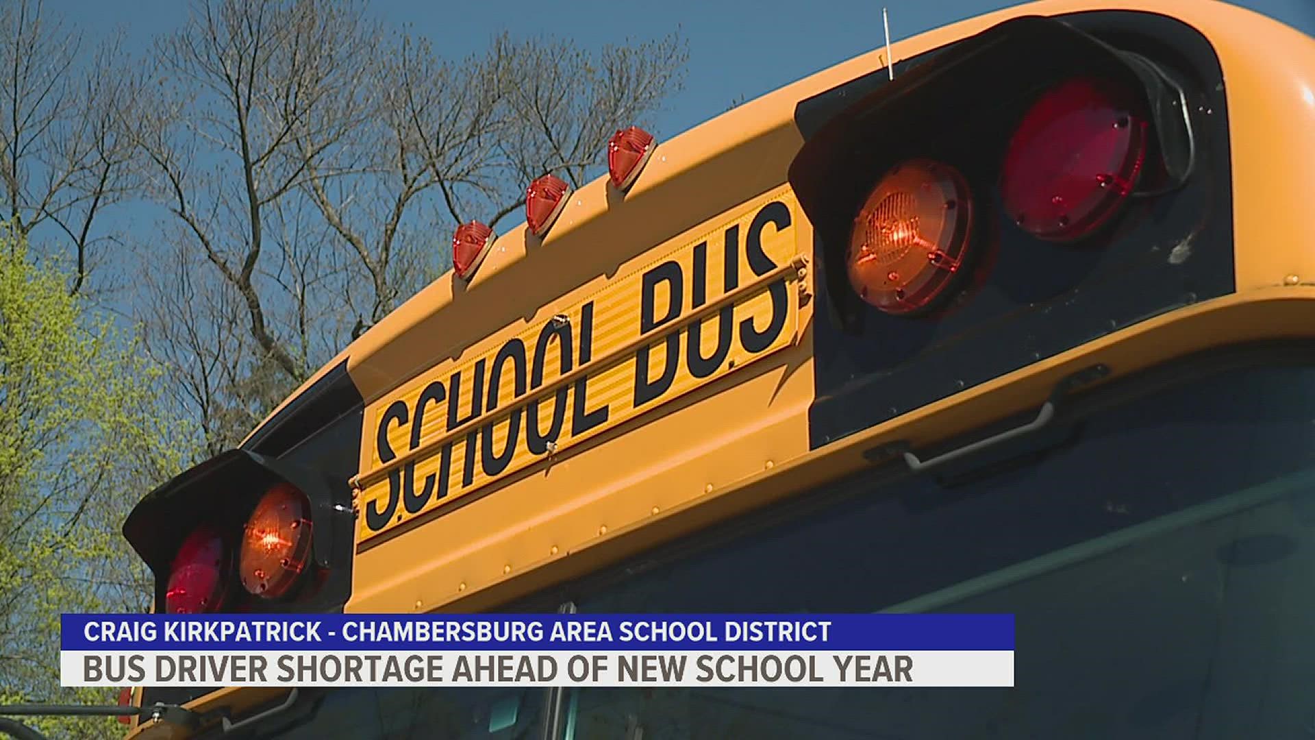 School bus driver shortage continues as 2022-2023 school year begins ...