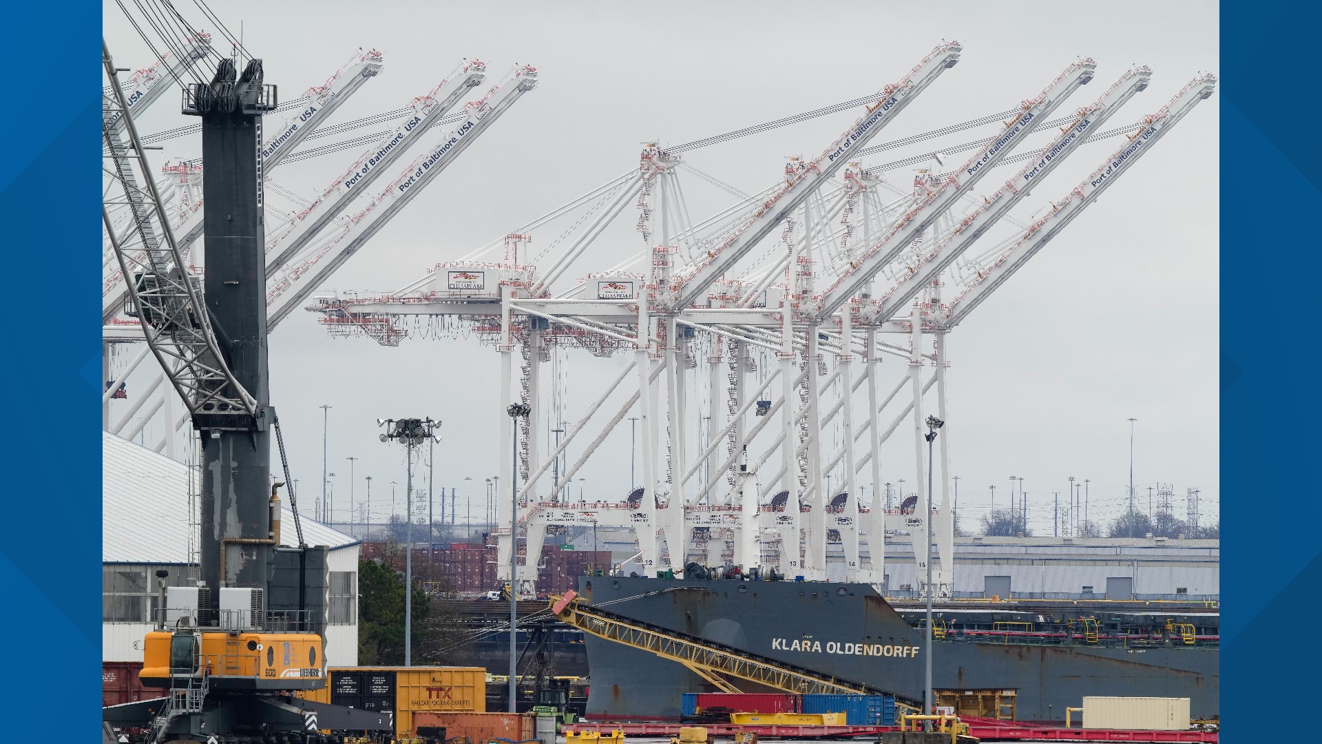 The largest crane on the Eastern Seaboard is arriving by barge so crews can begin removing the wreckage from the deadly Baltimore bridge collapse.