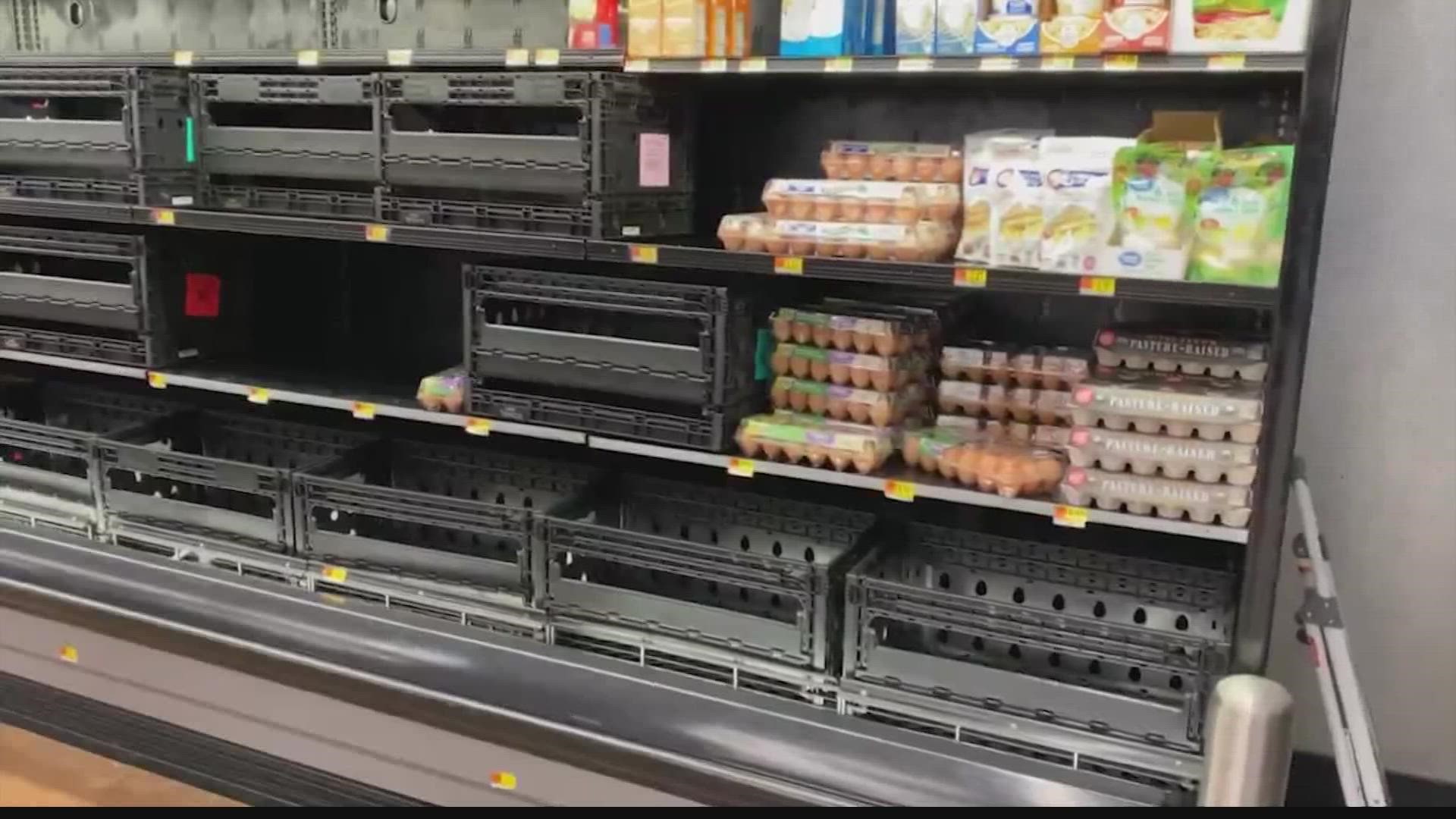 Why are grocery stores empty?