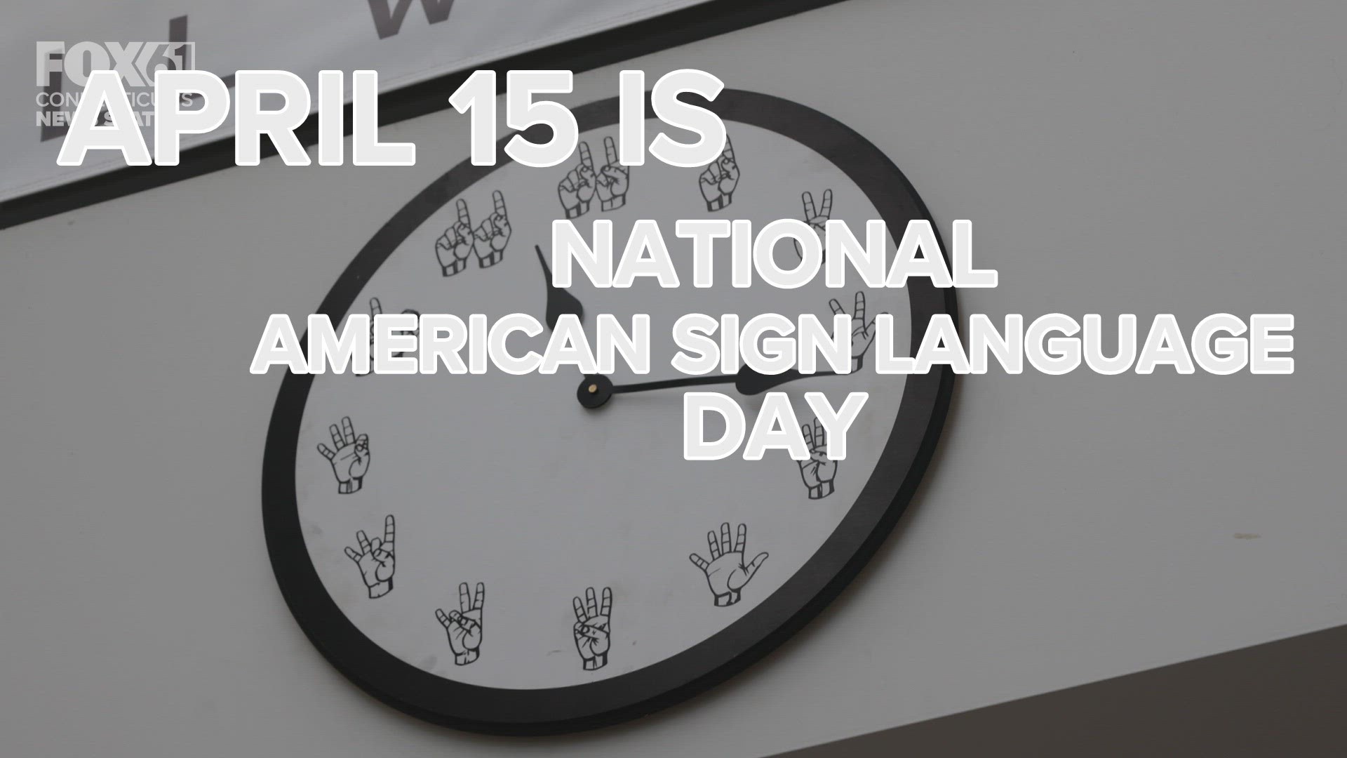 A look at where National American Sign Language Day happens daily