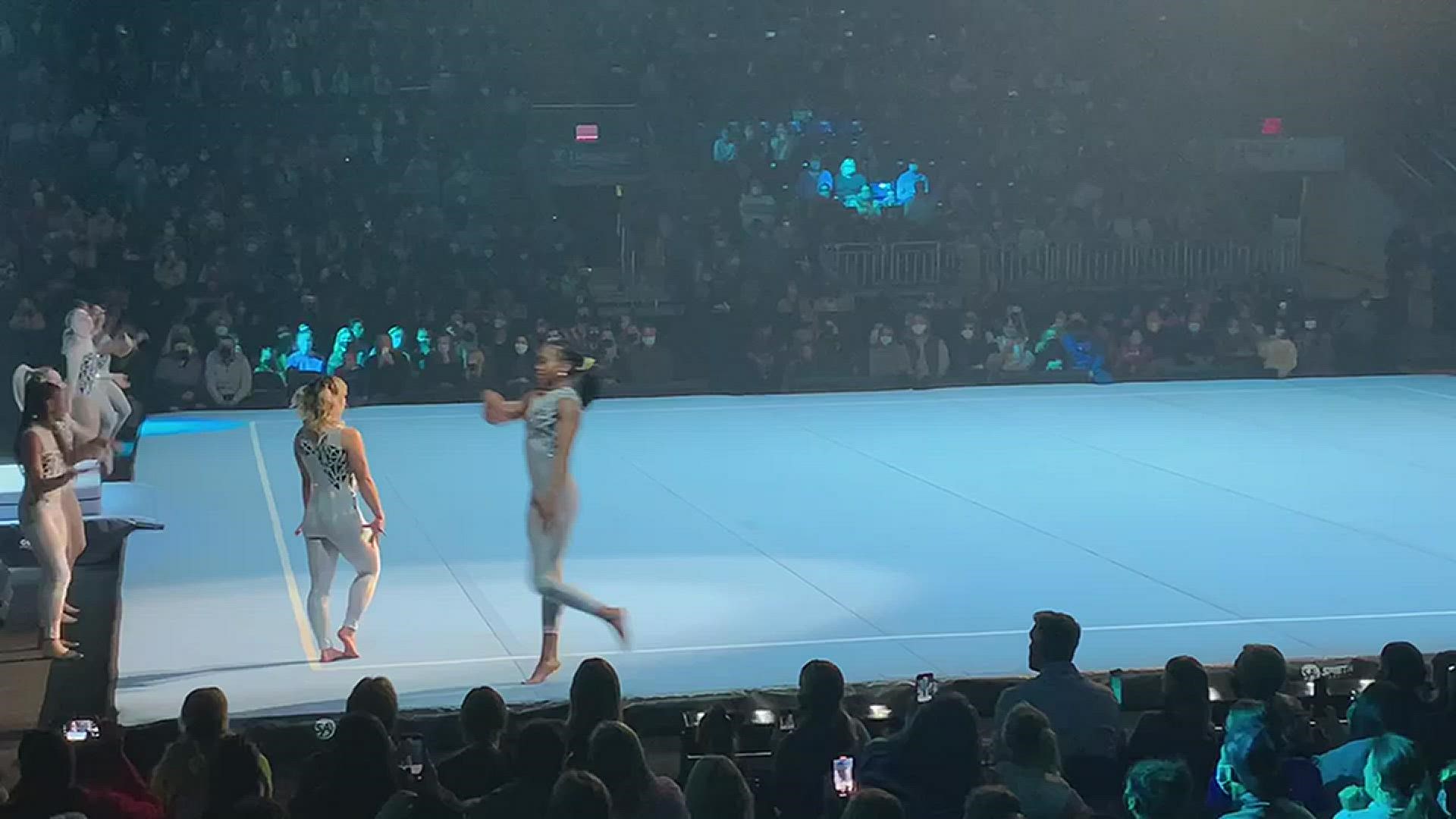 Members of TEAM USA from the Tokyo Olympics and some of the most recognizable names in gymnastics performed