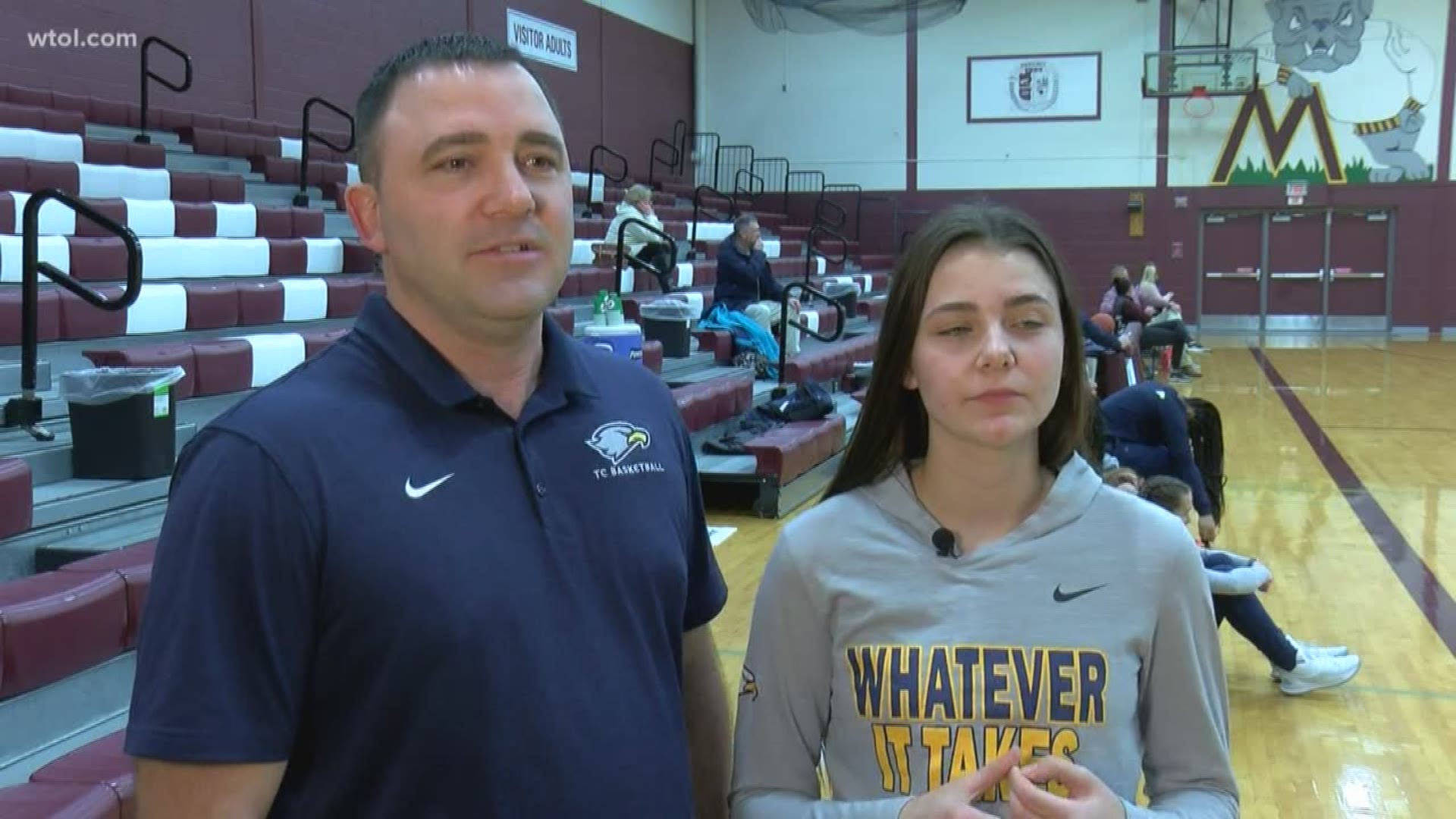 Two local dads, who coach their daughters' basketball teams at Toledo Christian Schools, talked about the bond they share with their children through sports.