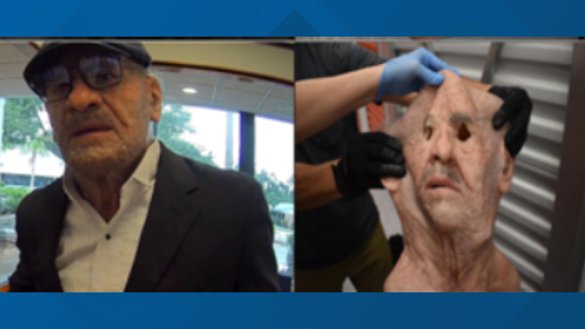 Florida man arrested for allegedly robbing bank wearing 'old man' mask ...