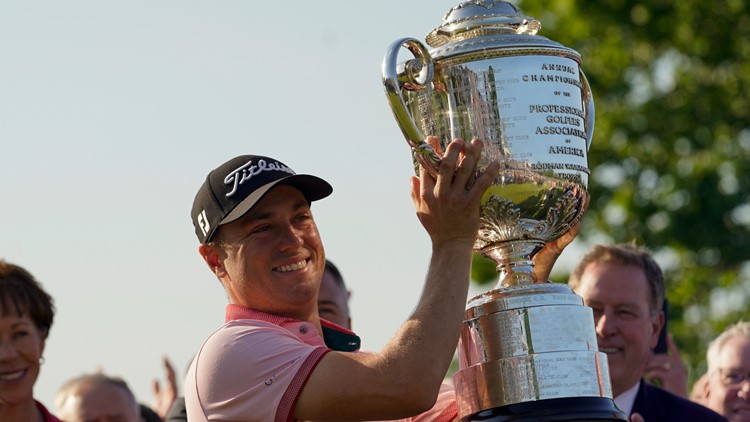 Thomas wins 2nd PGA title in a playoff