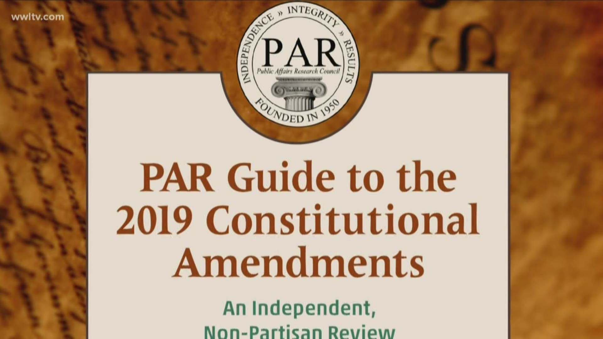 Louisiana Elections 2019: Constitutional amendments explained | cbs8.com