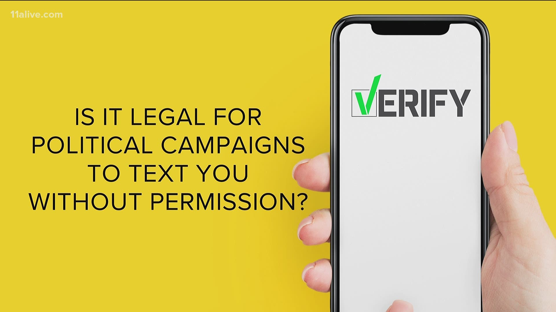 With the election just months away, phones have been buzzing around the clock. Political campaigns have been using texting to reach possible voters. Is this legal?