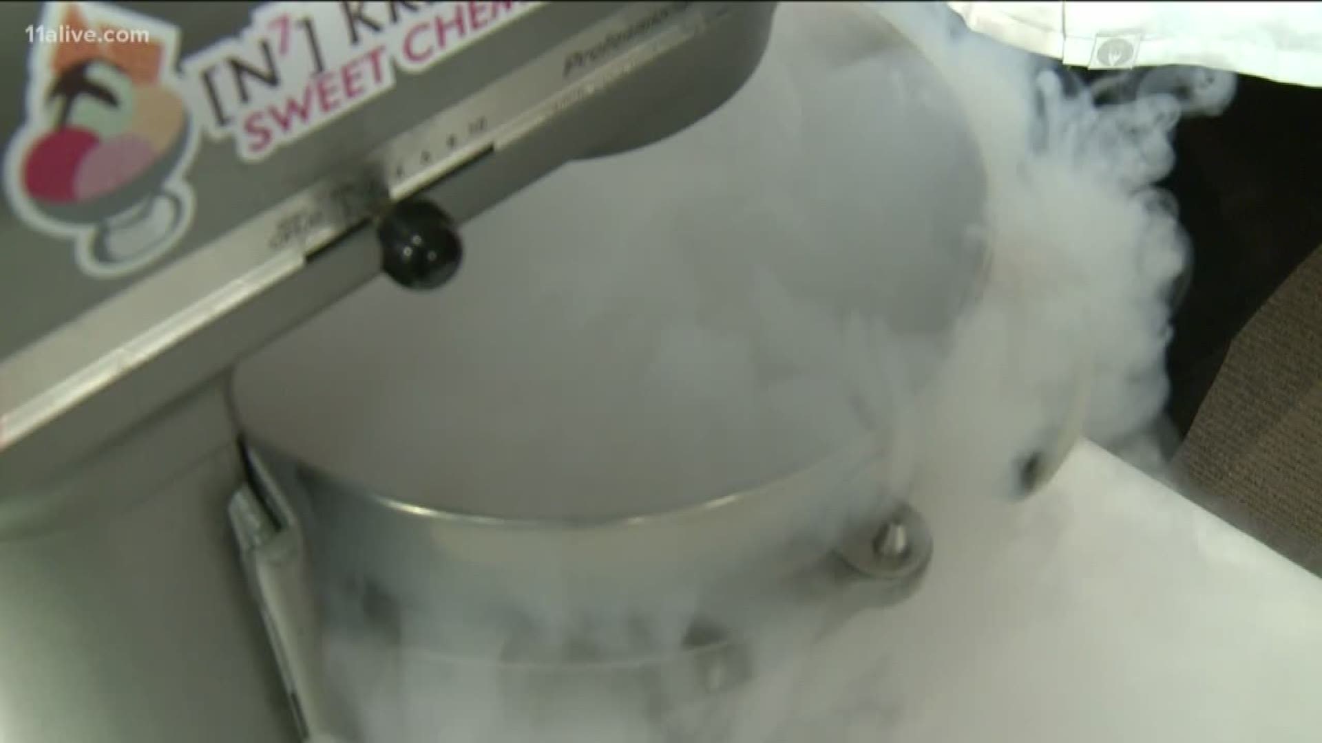The Science Behind liquid nitrogen ice cream