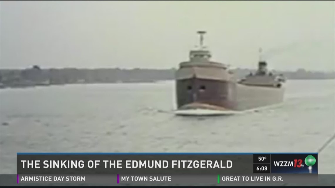 The sinking of the Edmund Fitzgerald